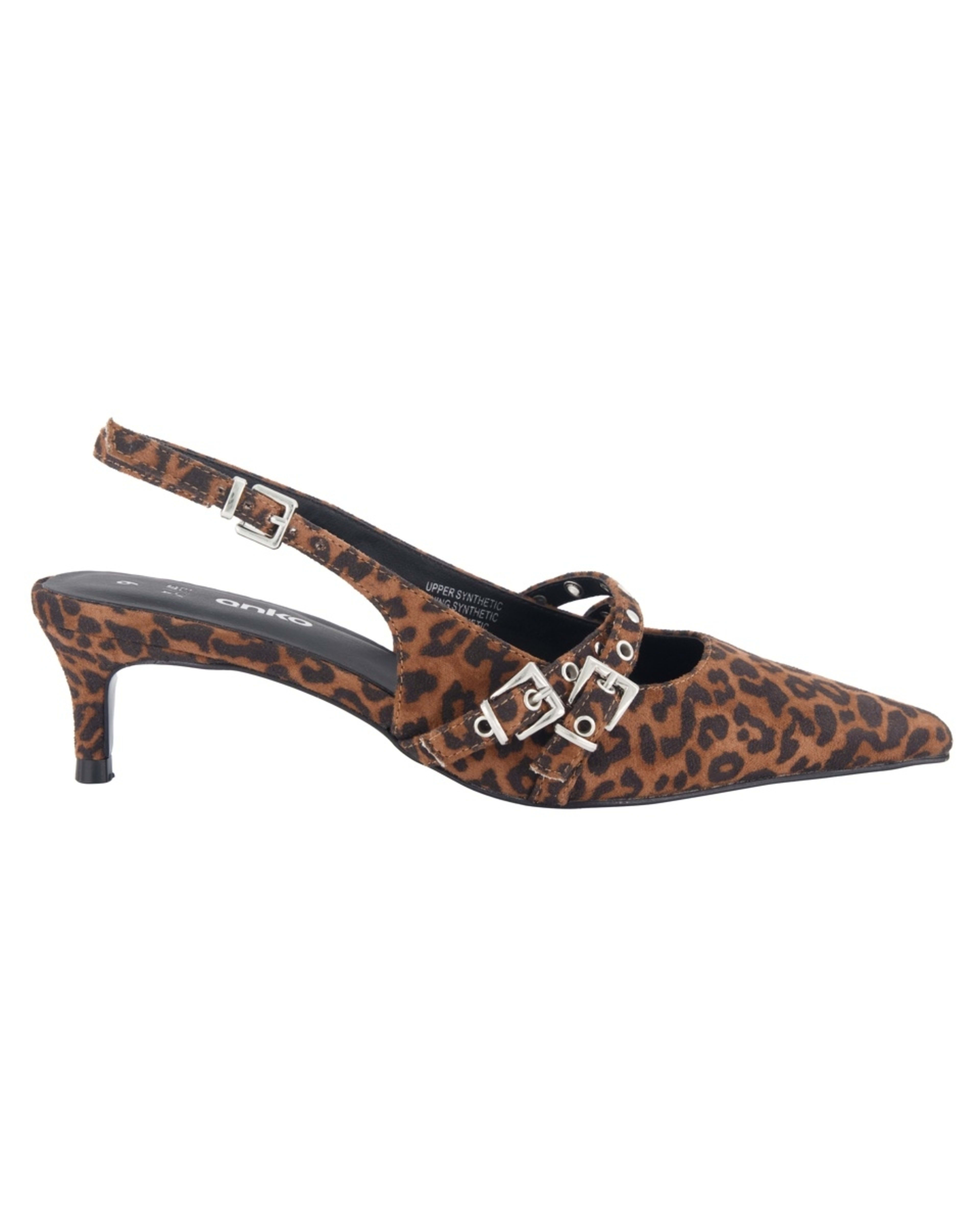 1 Strappy Kitten Heels LEOPARD NATURAL, 1 of 5
