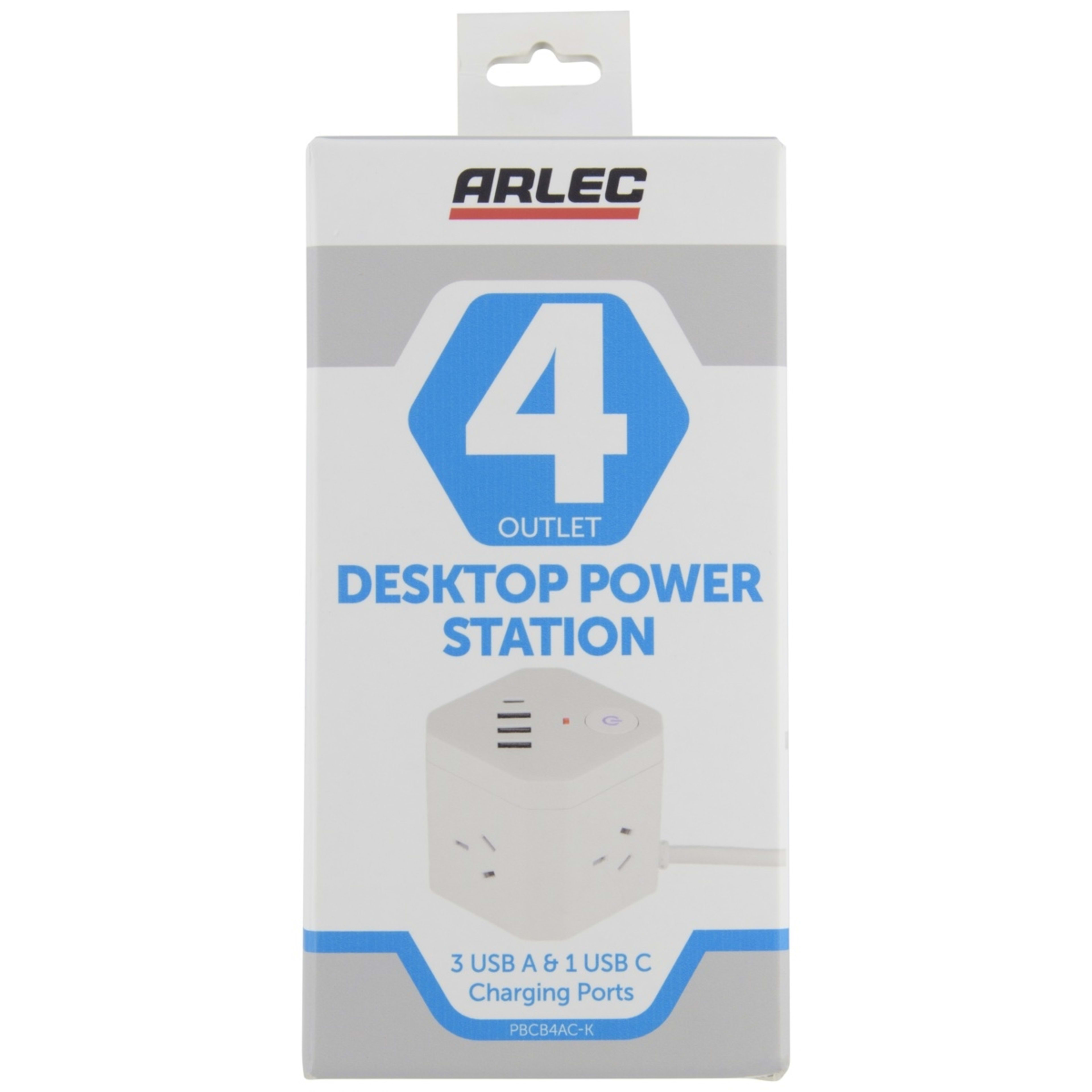 2 Arlec 4 Outlet Desktop Power Station, 2 of 2