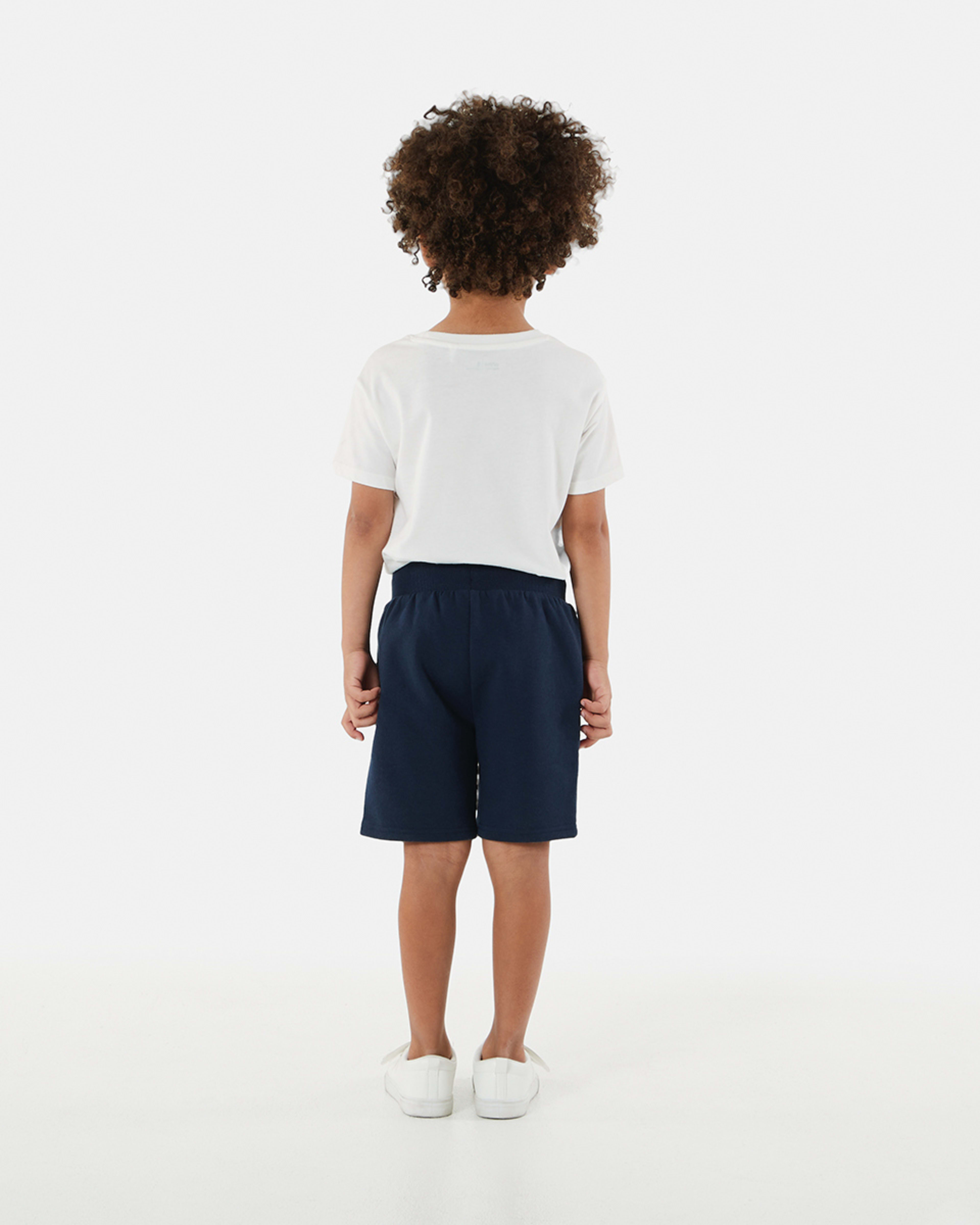 6 Fleece Knit Shorts Harb Navy, 6 of 8