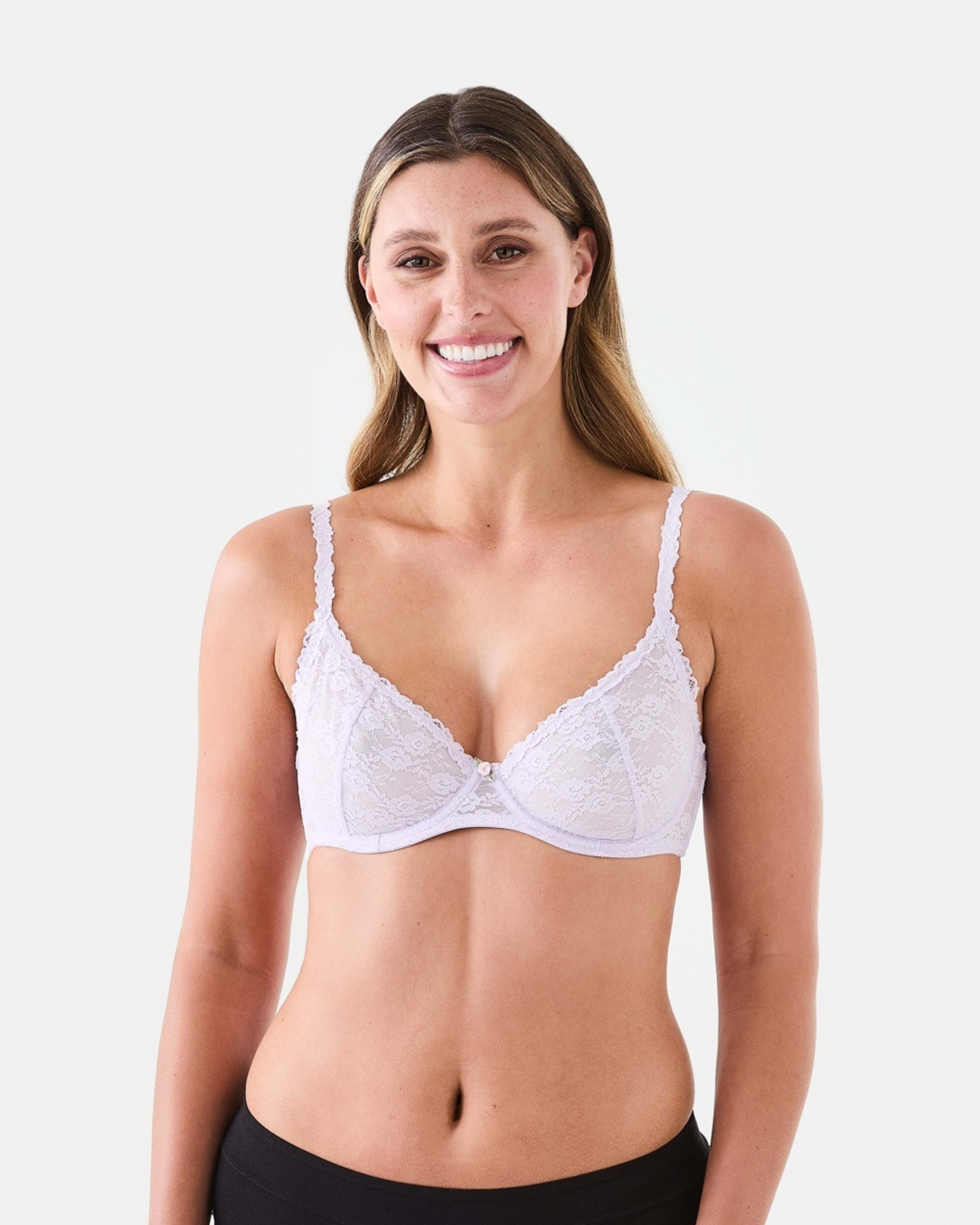 1 Co-ordinated Lace Soft Cup Sage Bra Lily Laven, 1 of 6