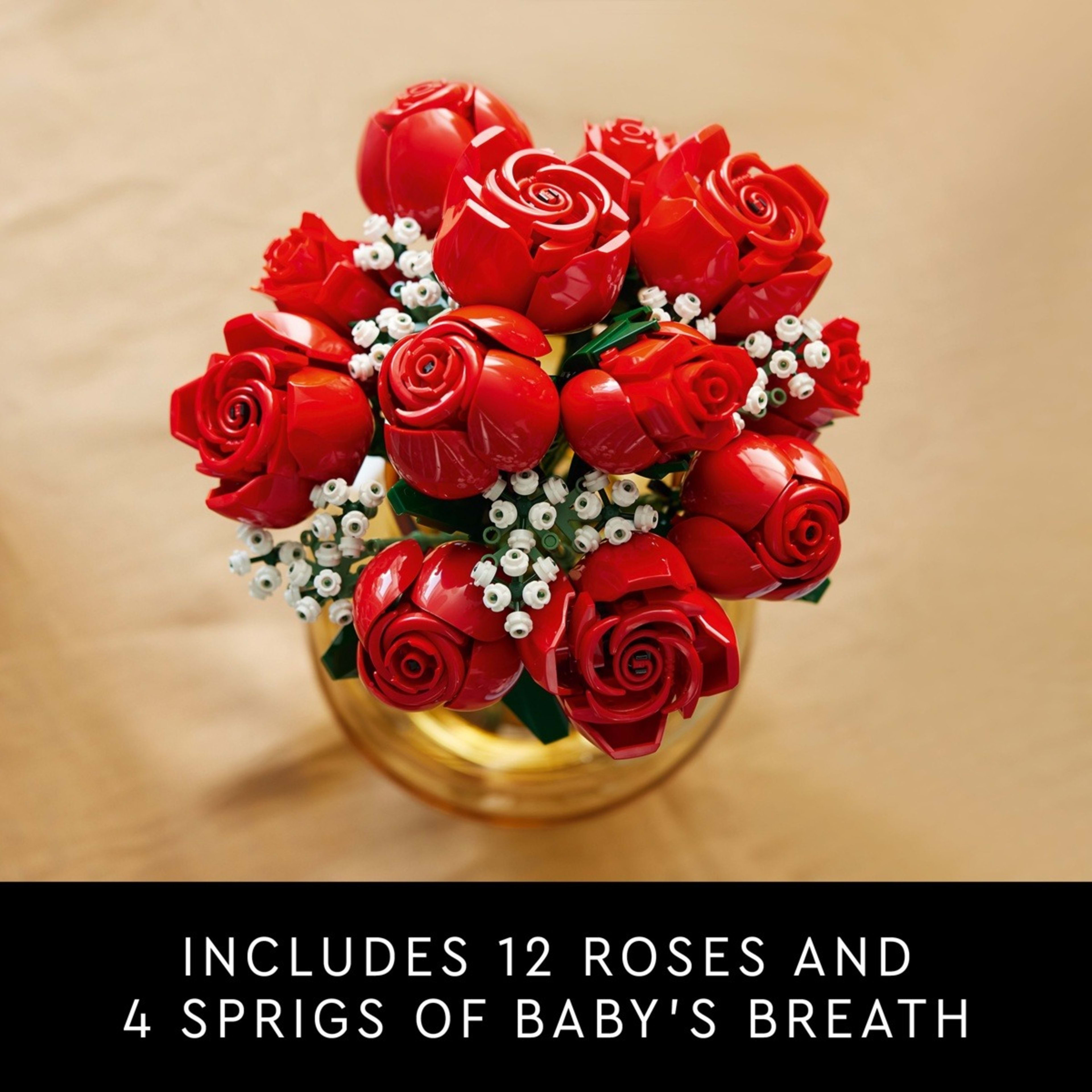 6 LEGO Botanicals Bouquet of Roses 10328, 6 of 10