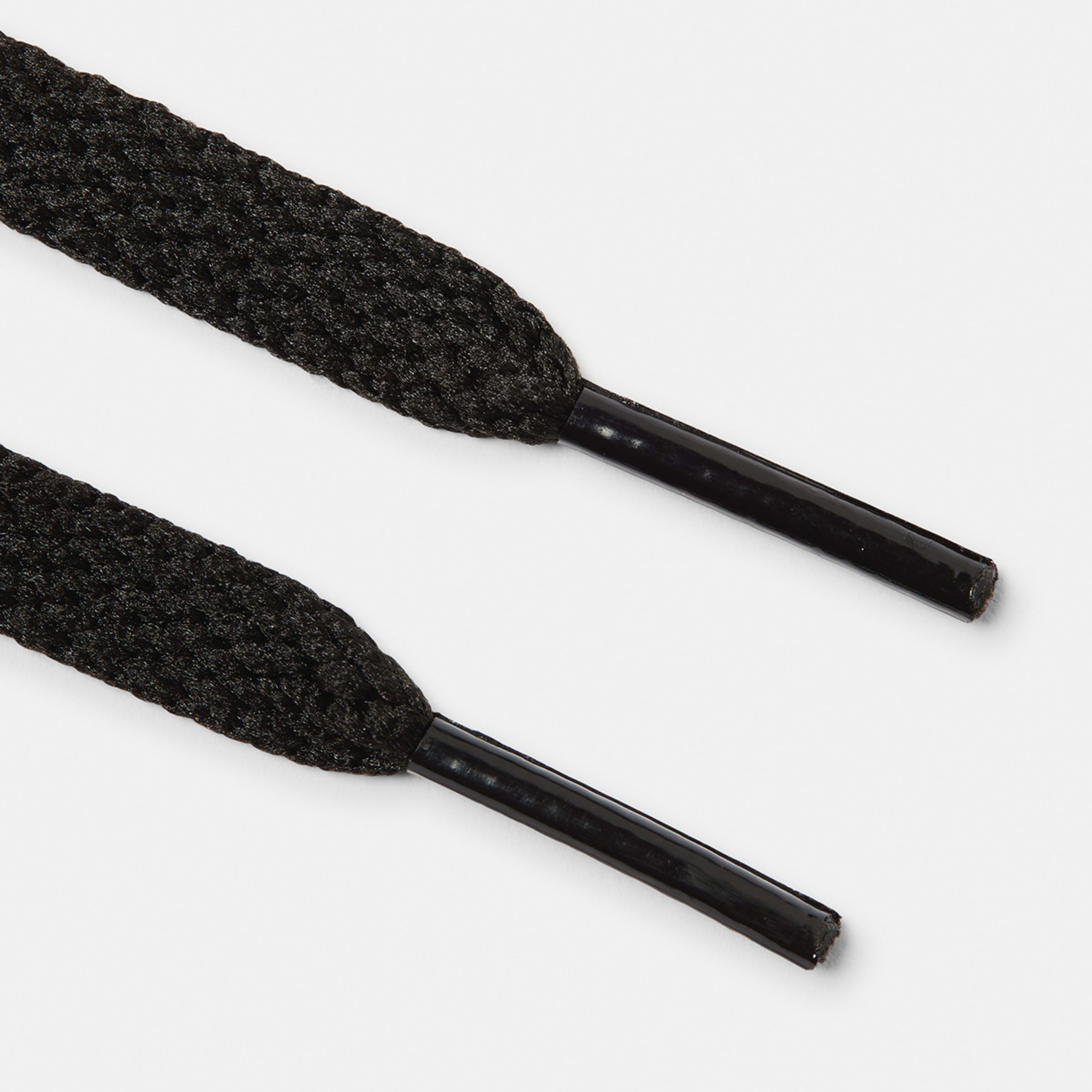 3 2 Pack Flat Laces - Black, 3 of 3