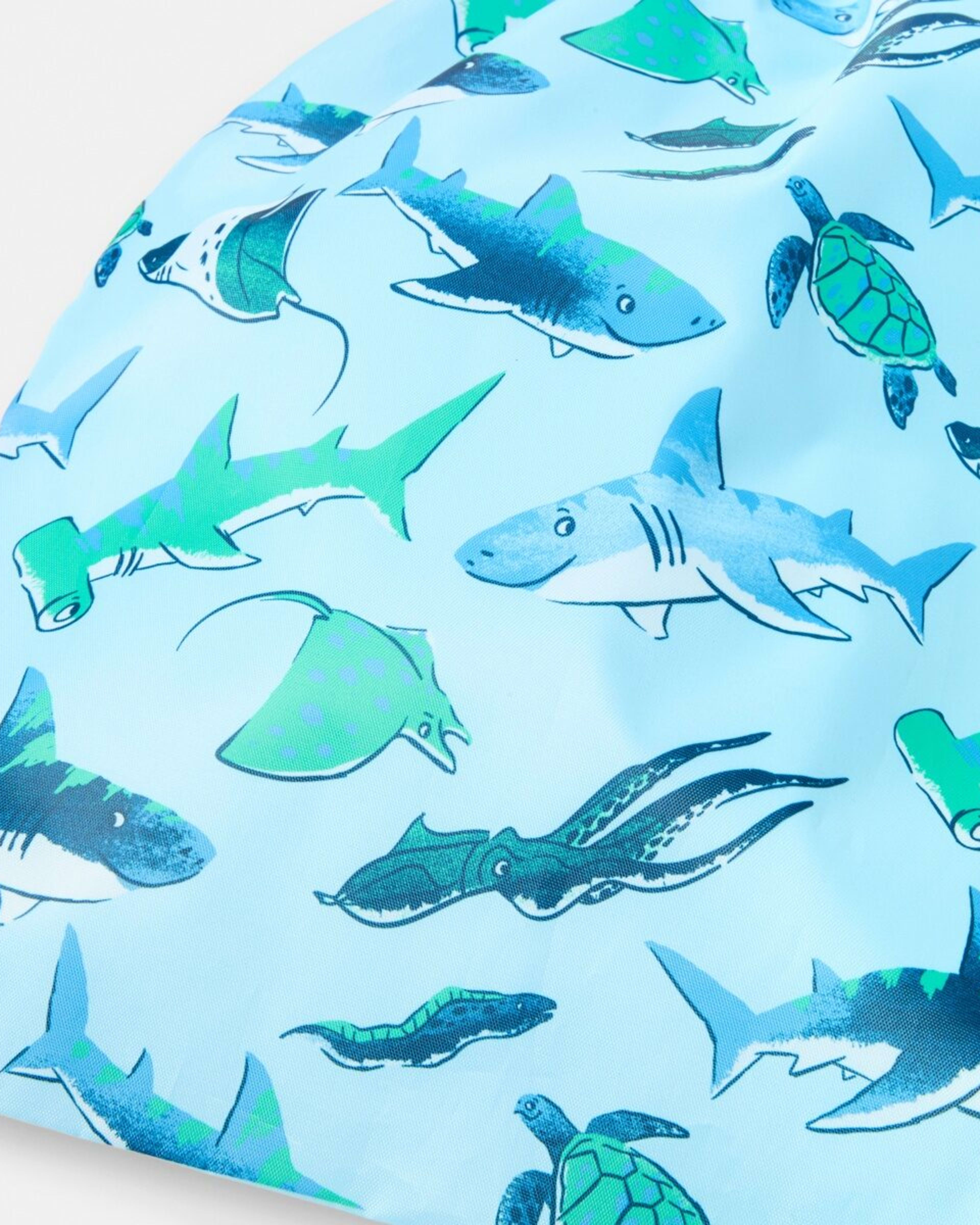 4 Drawstring Bag BLUE SEA ANIMALS, 4 of 4
