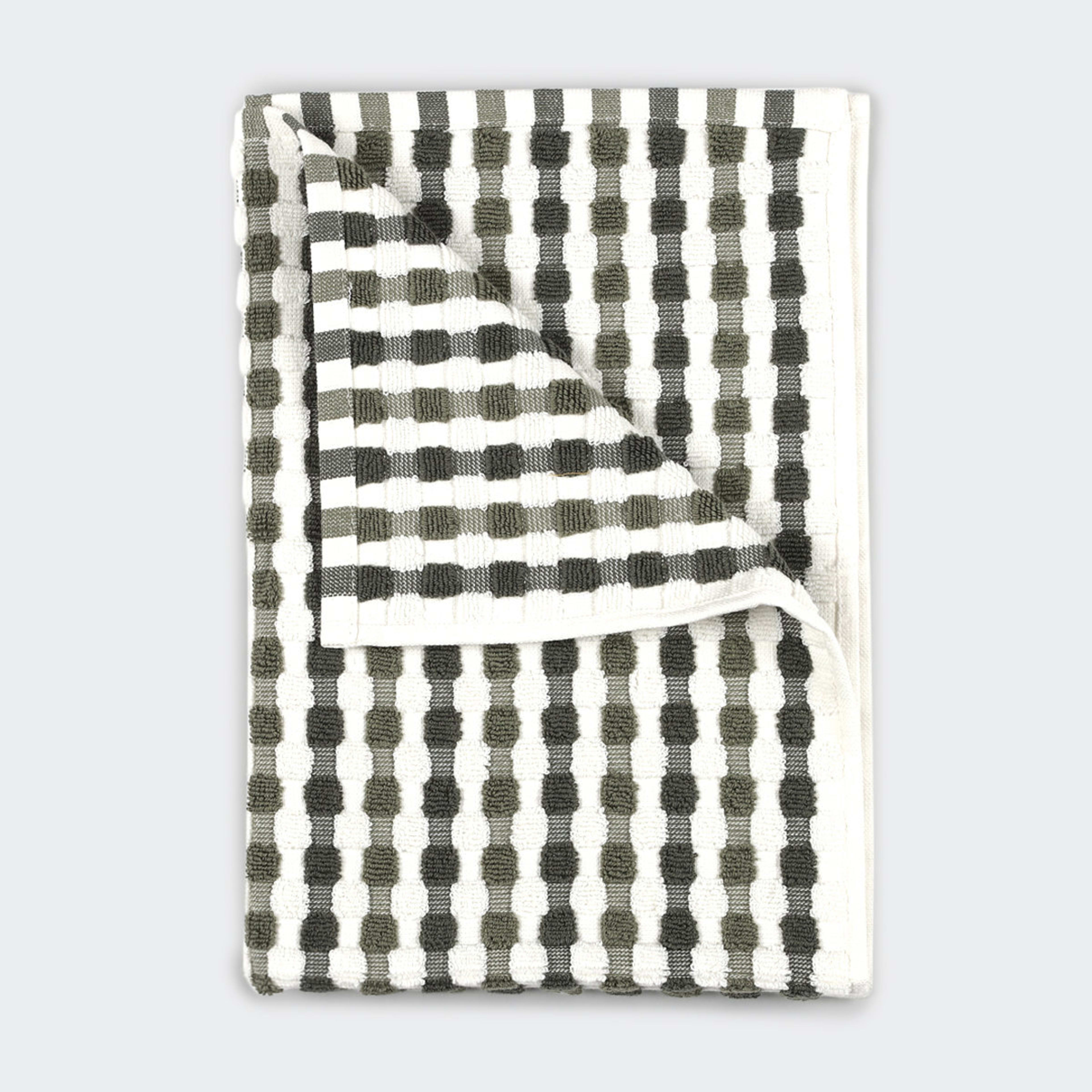 Olive Popcorn Cotton Hand Towel Kmart