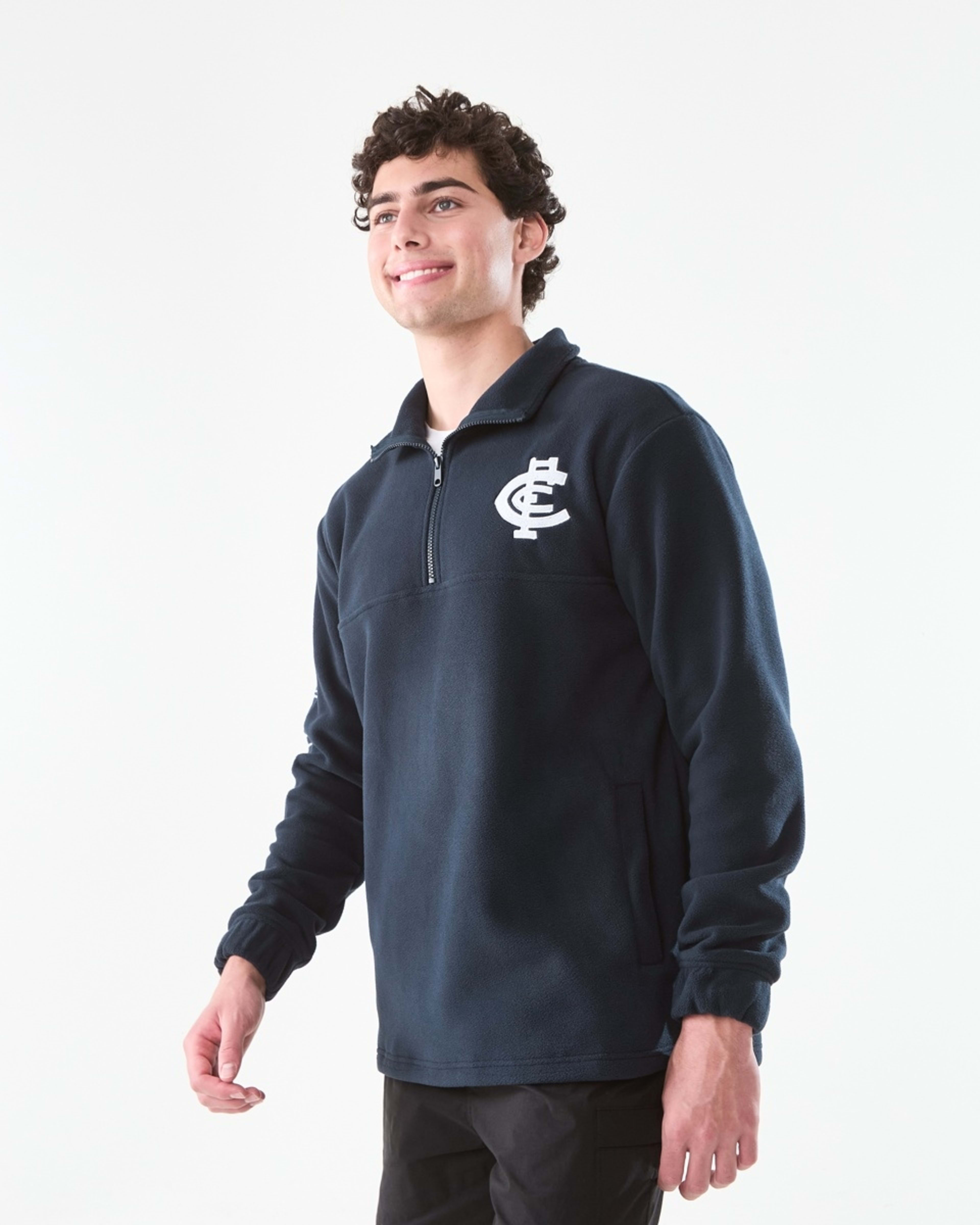 3 Official AFL Adult Polar Fleece Top Carlton, 3 of 8
