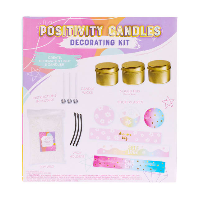 Positivity Candles Decorating Kit Kmart