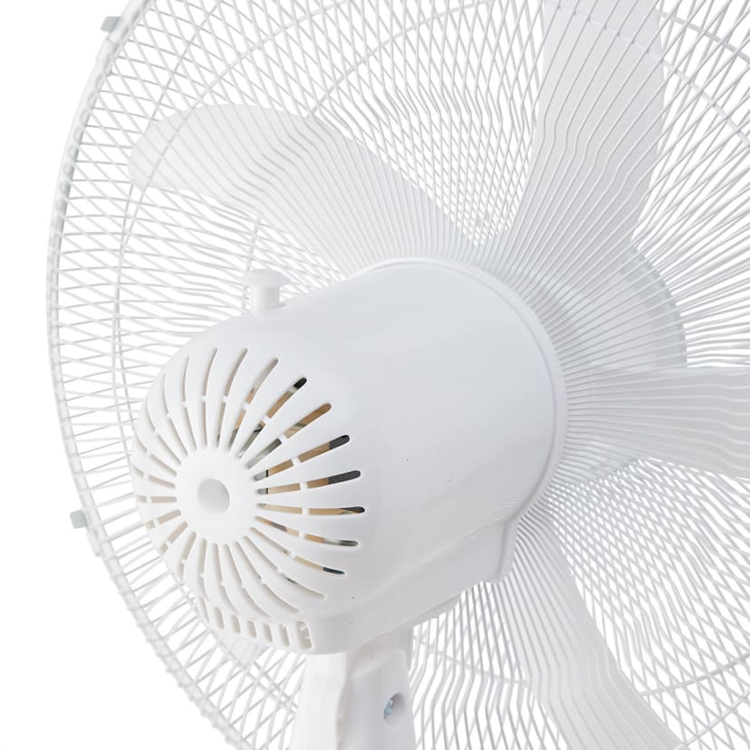 50cm White Pedestal Fan Kmart