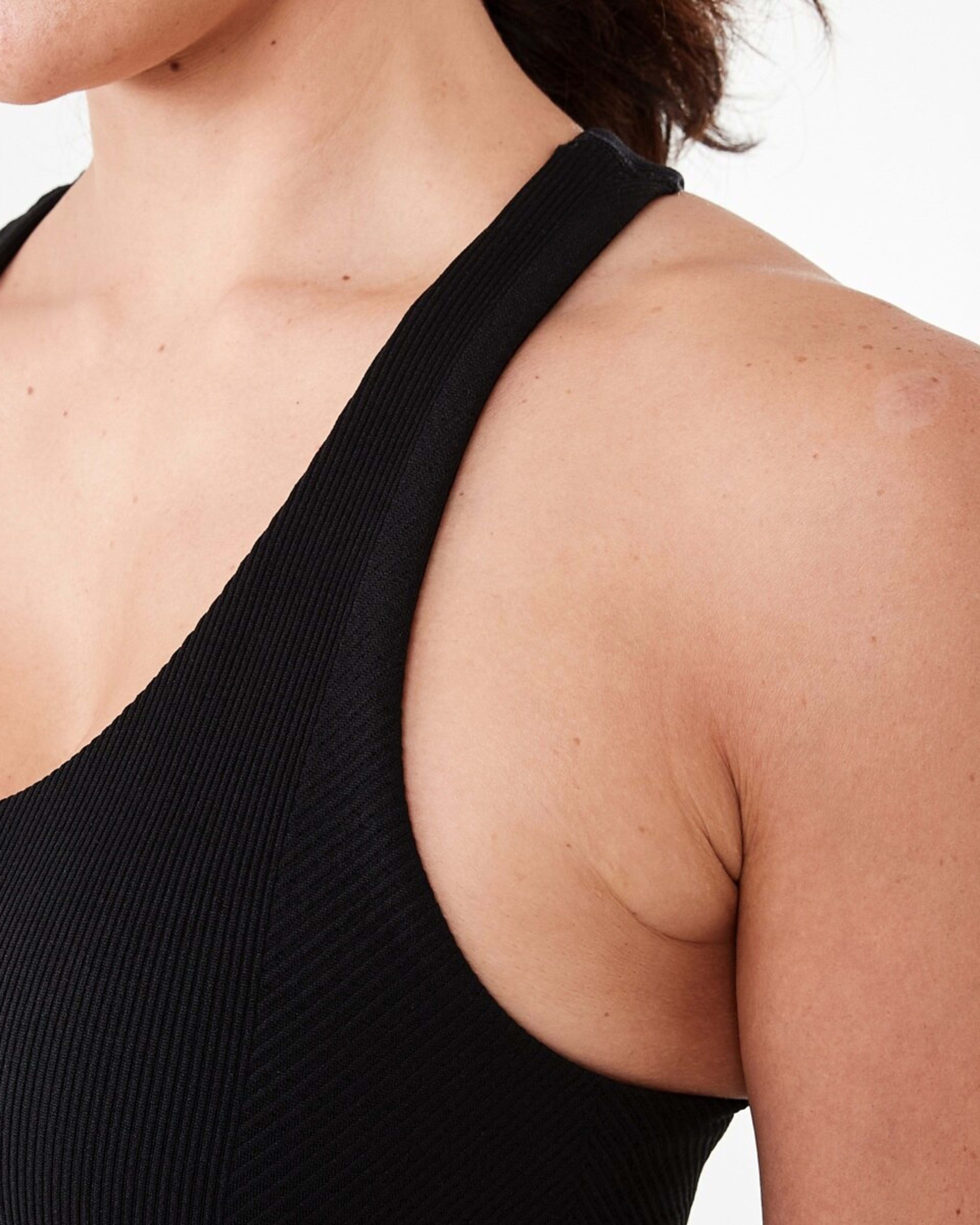 5 Active Womens Seamfree Shelf Bra Tank Black, 5 of 6