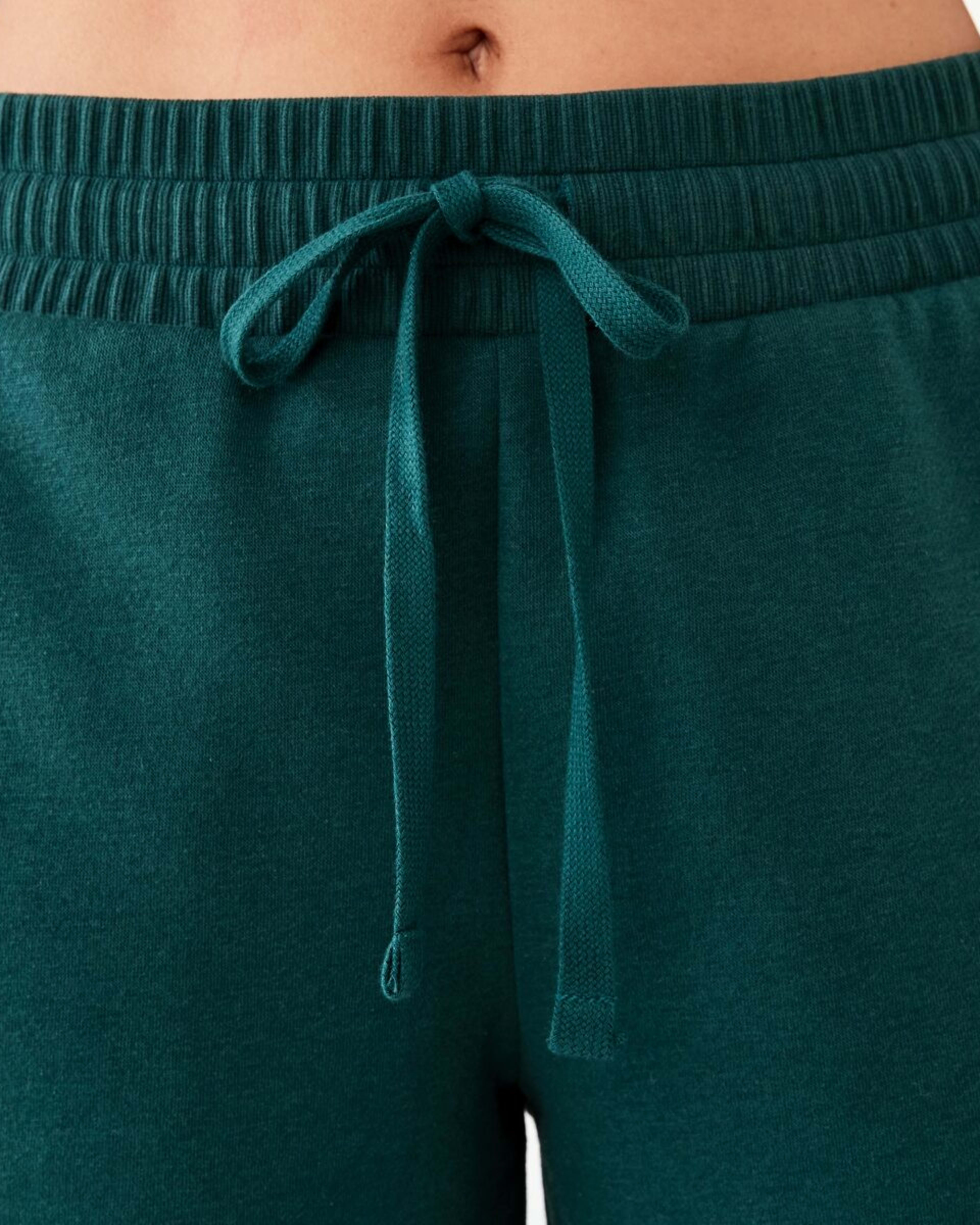 4 Active Womens Fleece Shorts Grn Yucca, 4 of 6