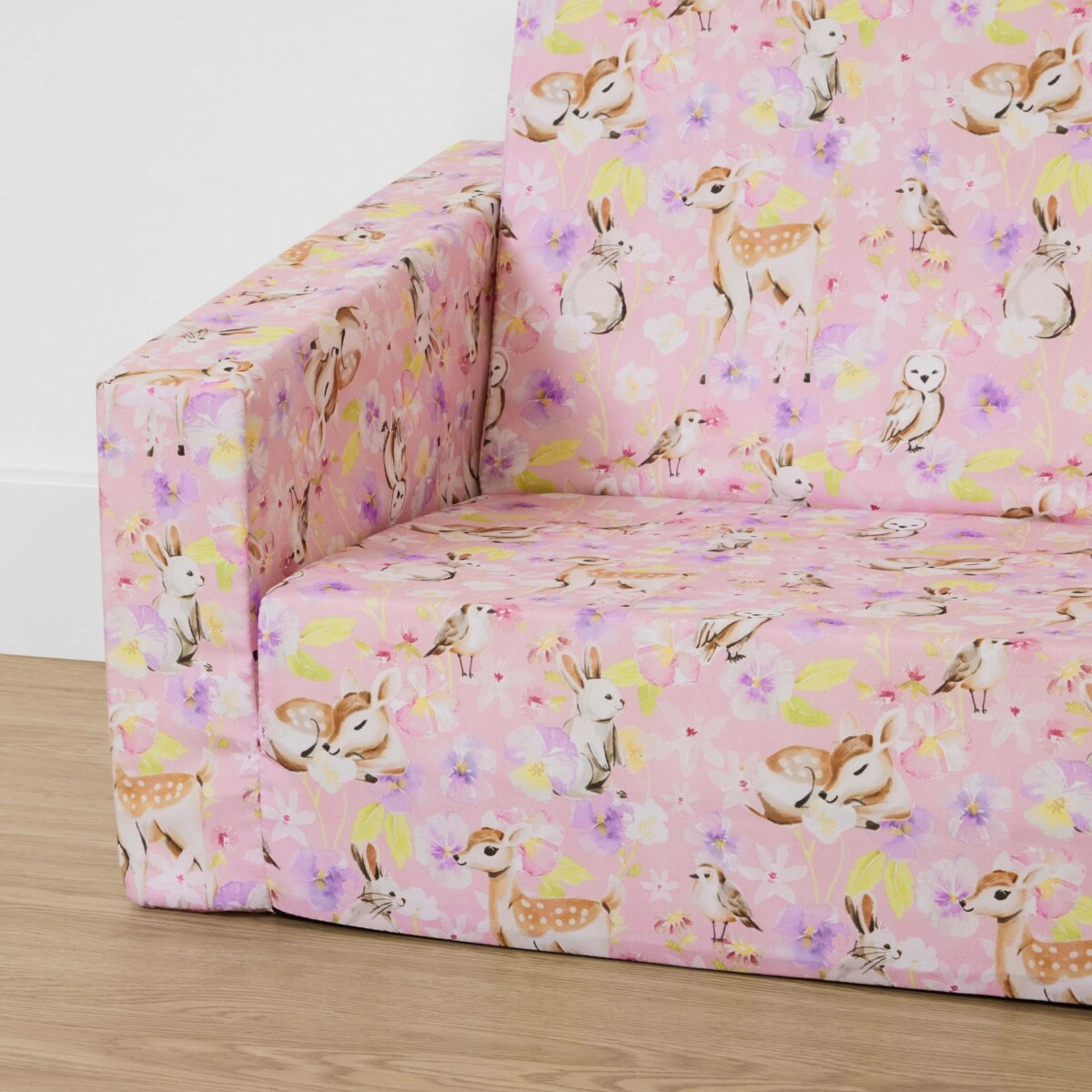 8 Animal Flipout Kids Sofa - Pink, 8 of 10