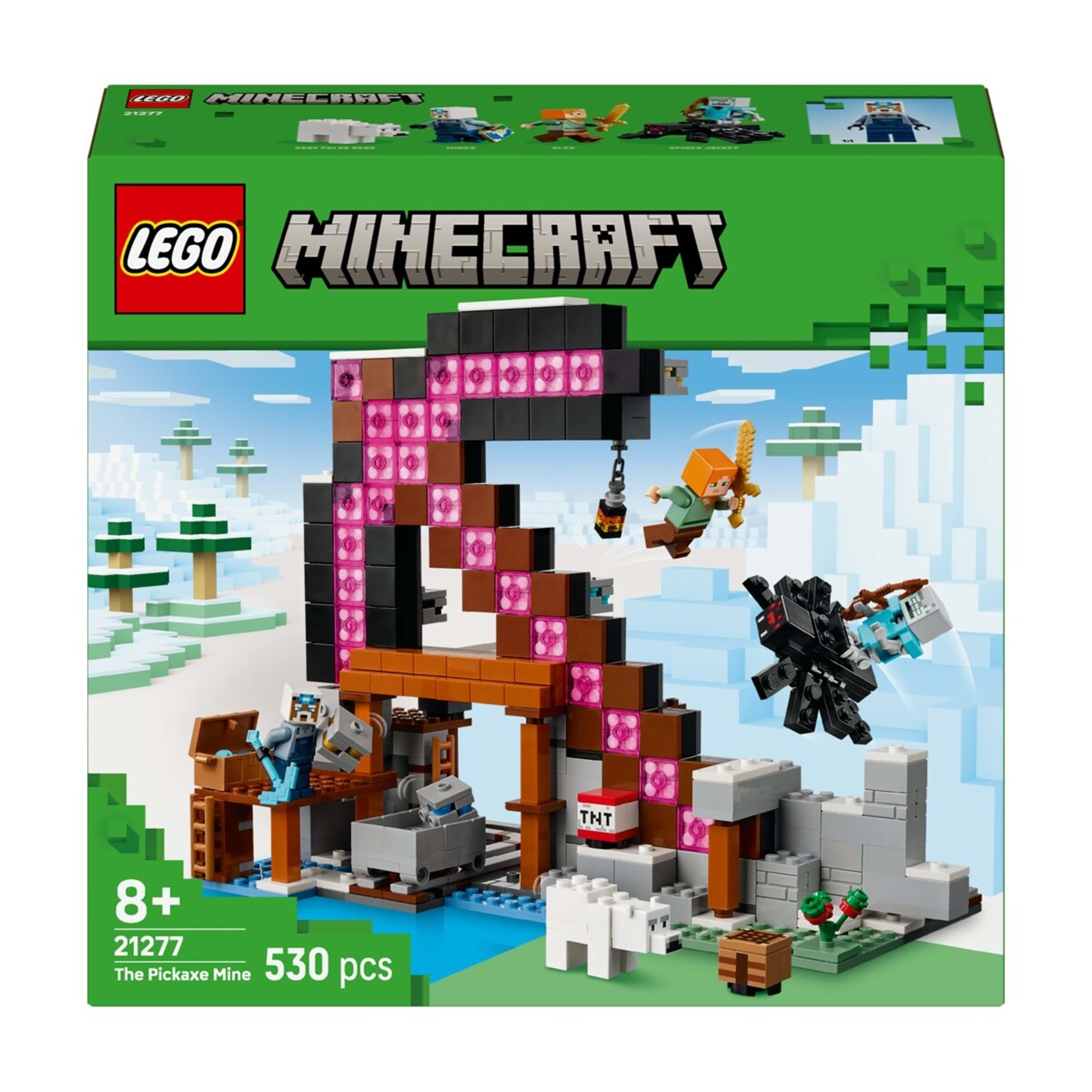 1 LEGO Minecraft The Pickaxe Mine 21277