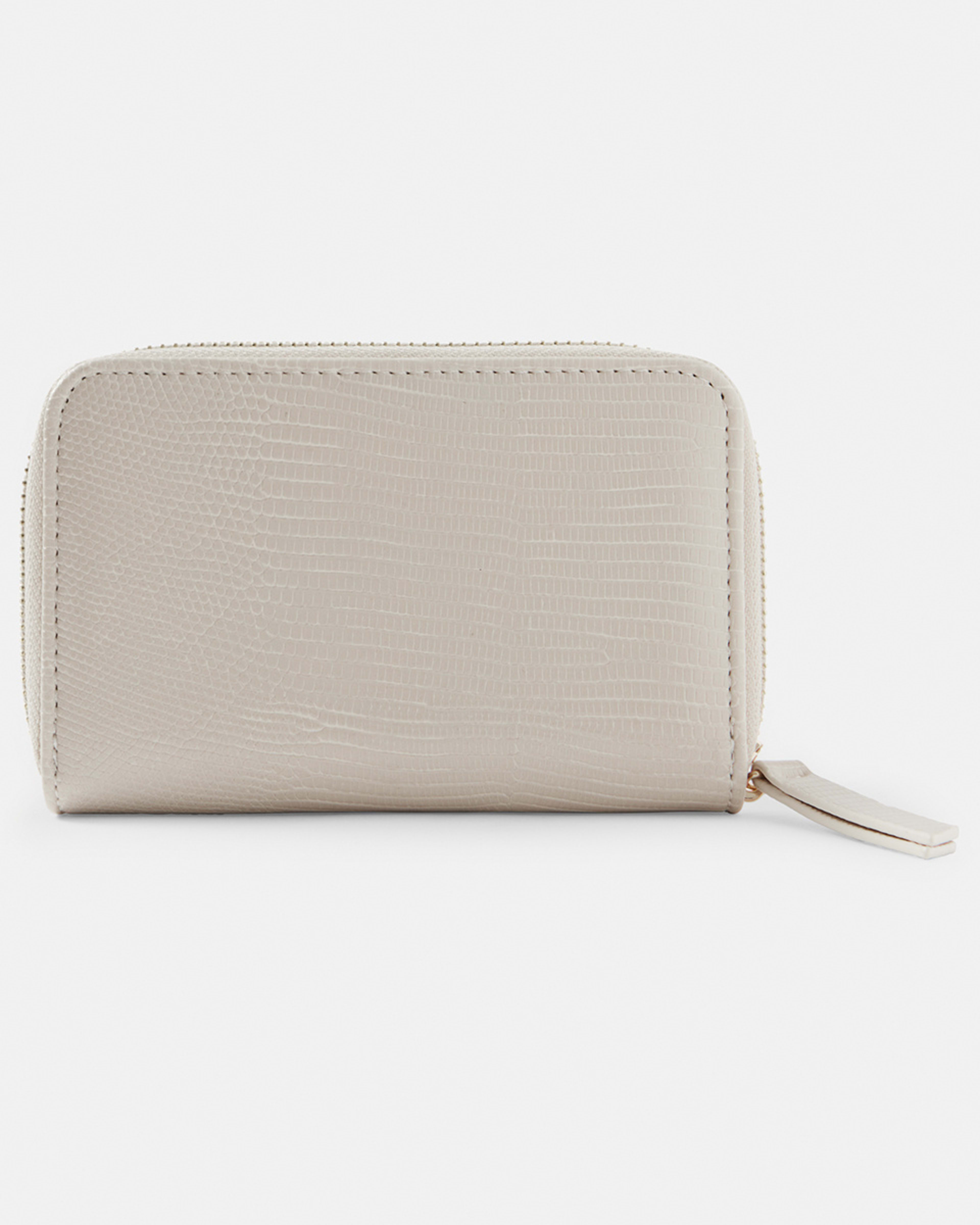 1 Mini Zip Purse Beige