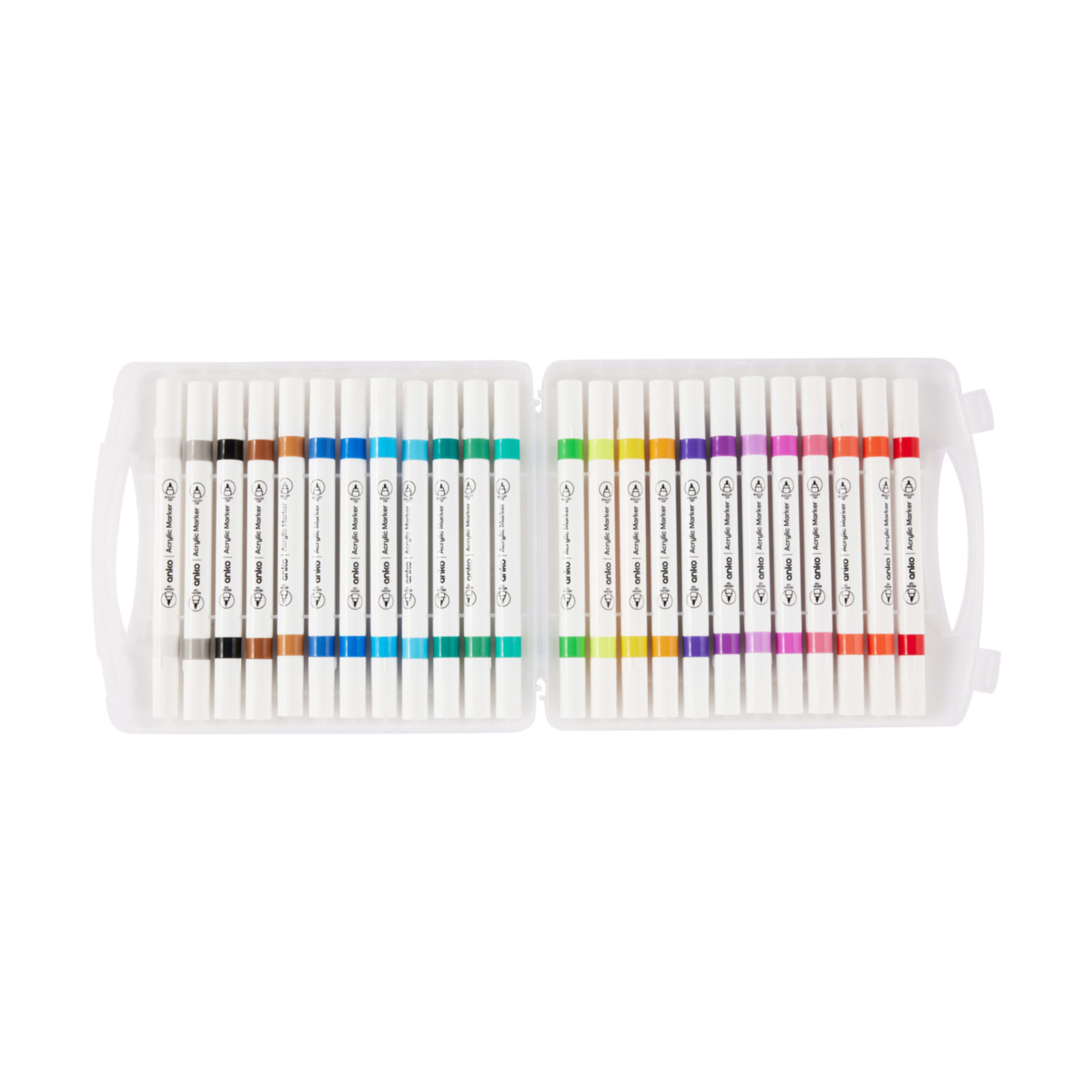 2 24 Pack Dual-Tip Acrylic Paint Markers, 2 of 5