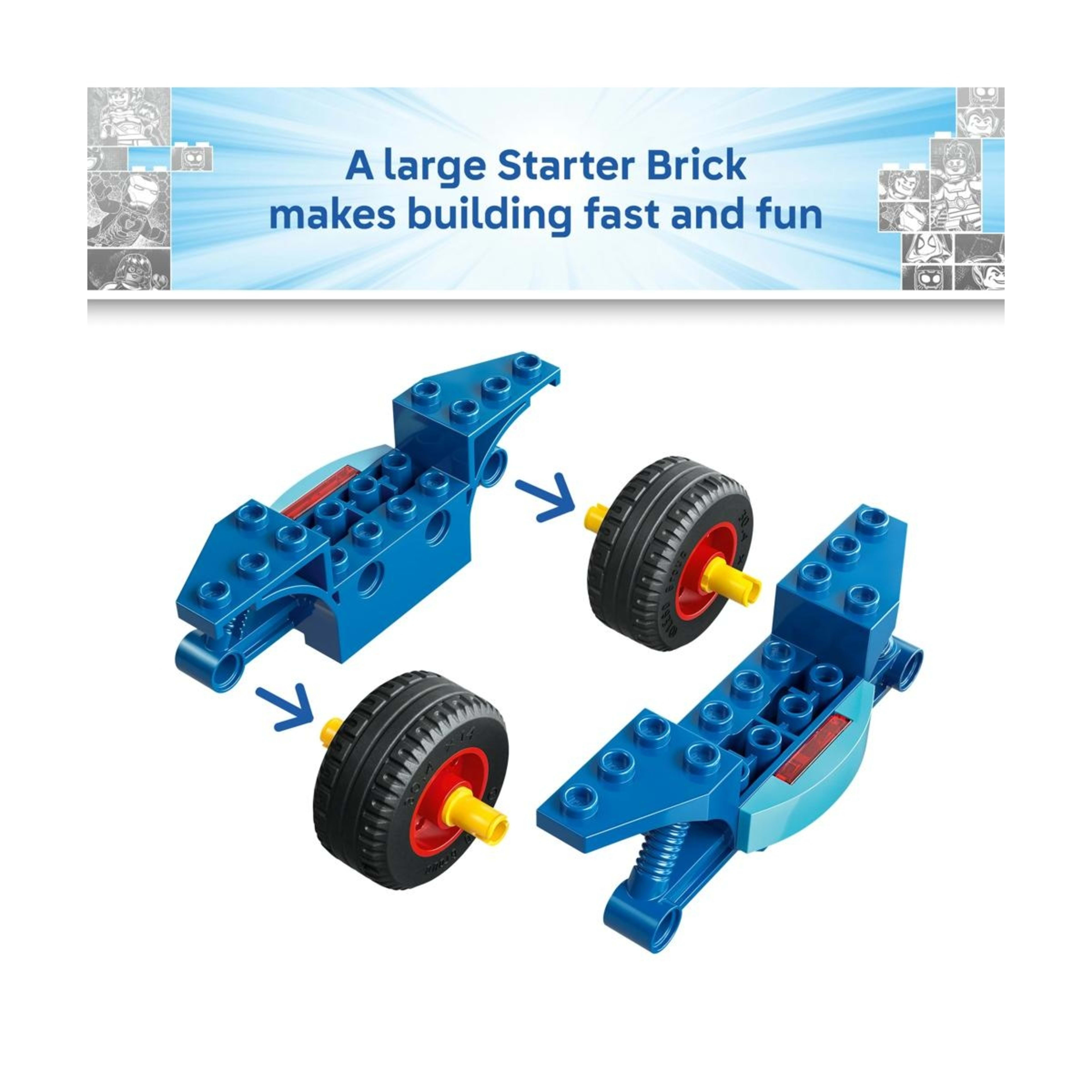 4 LEGO Spidey on his Motorcycle vs. Rhino 11206, 4 of 10