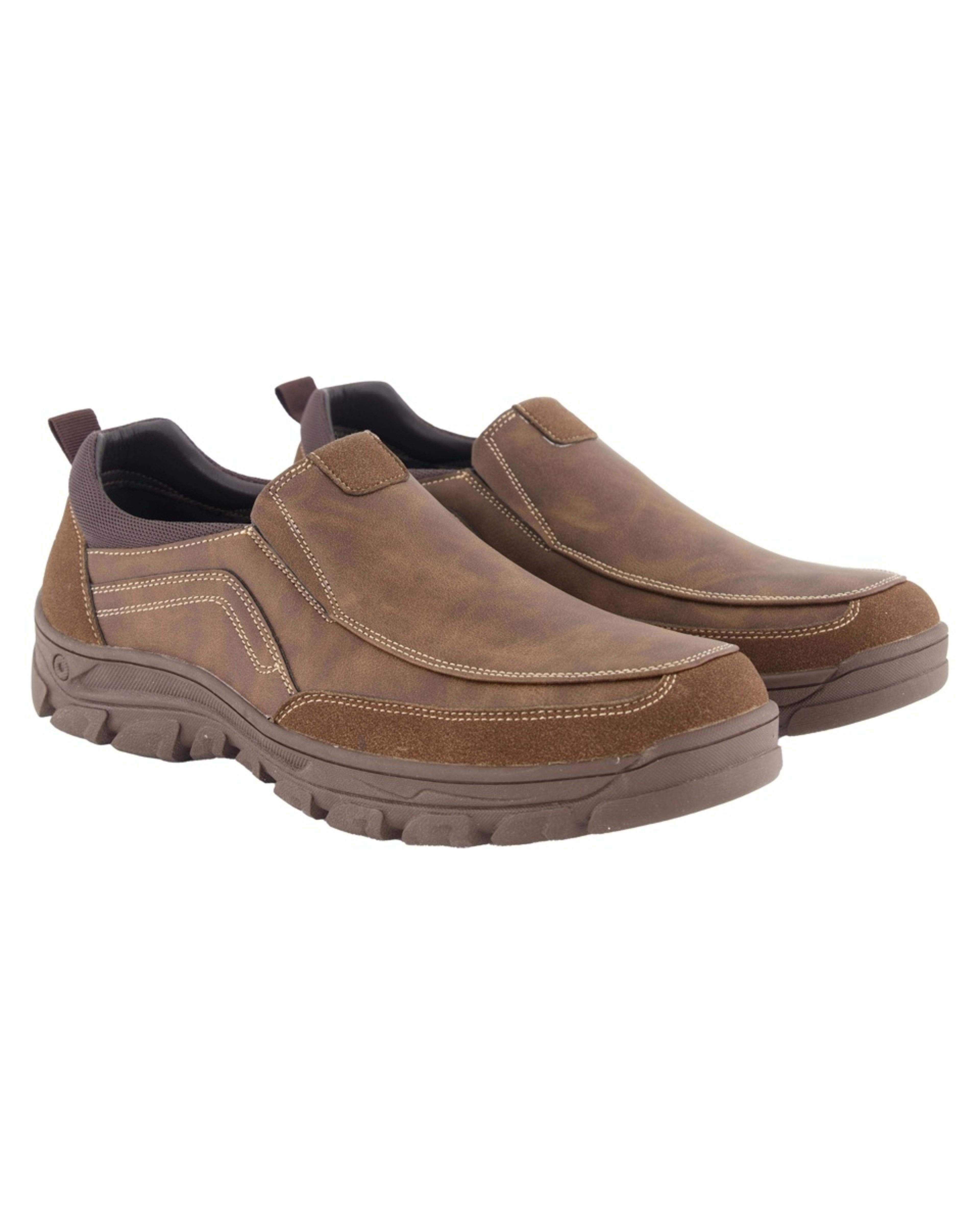 4 Casual Slip-On Shoes CHOCOLATE BROWN, 4 of 5