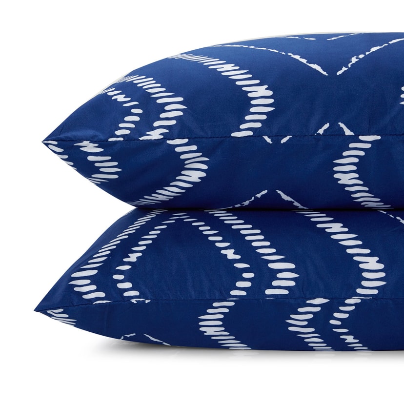 Beau Quilt Cover Set Double Bed, Blue Kmart