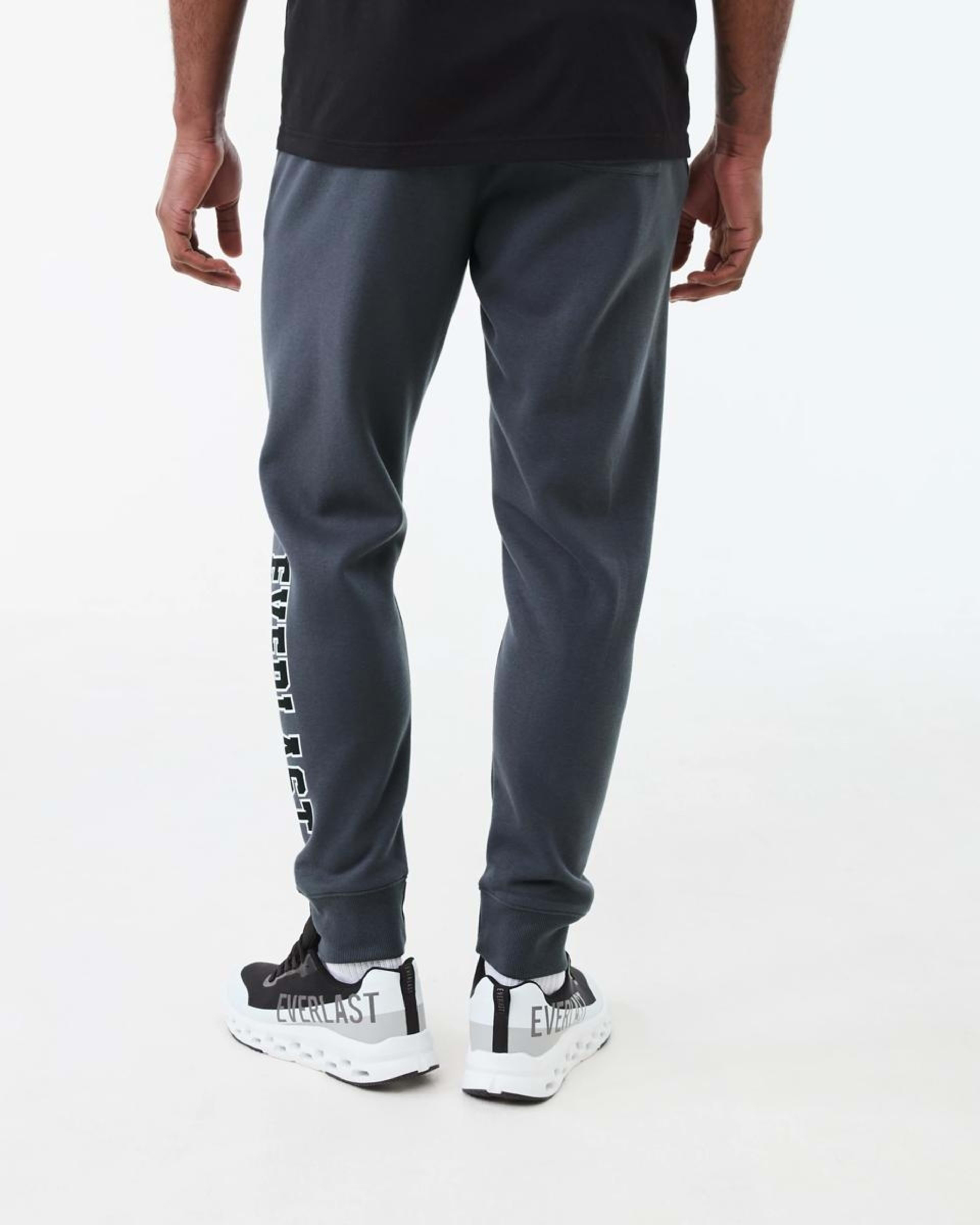 3 Everlast Mens Block Trackpants EVER ASH GREY, 3 of 7