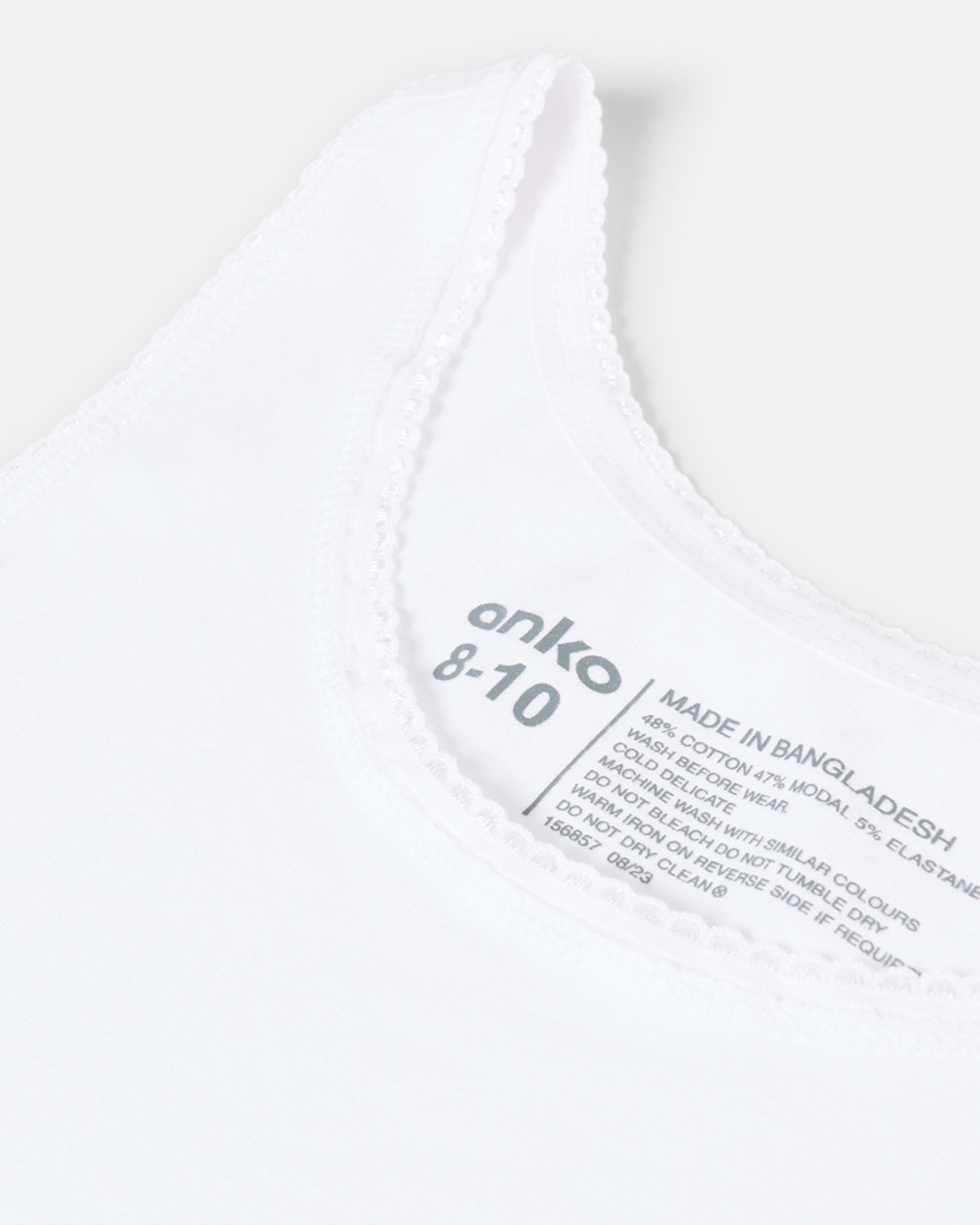 7 3 Pack Super Soft Singlets Butterfly, 7 of 9