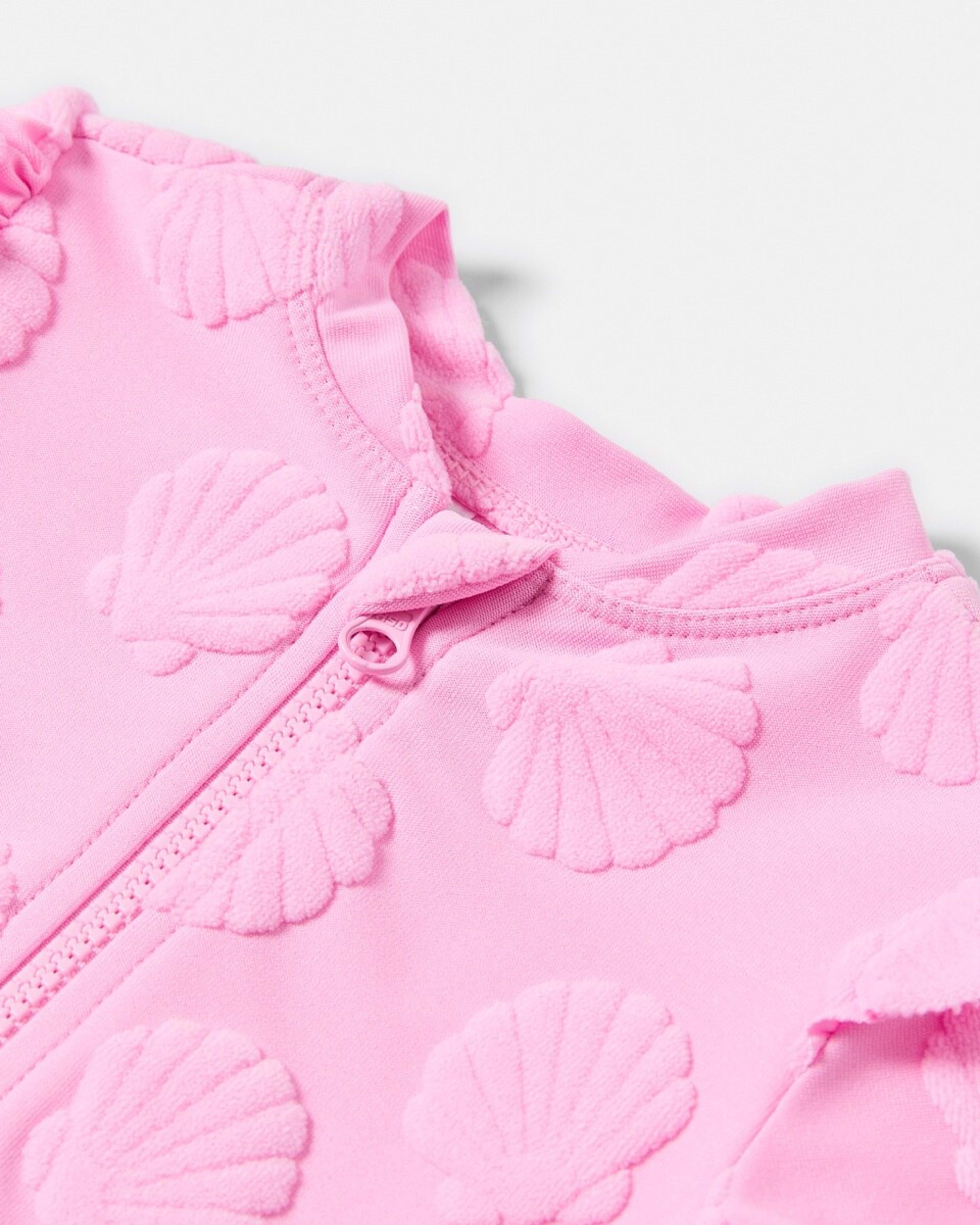 3 Shoulder Frill Bather PINK SHELLS, 3 of 4