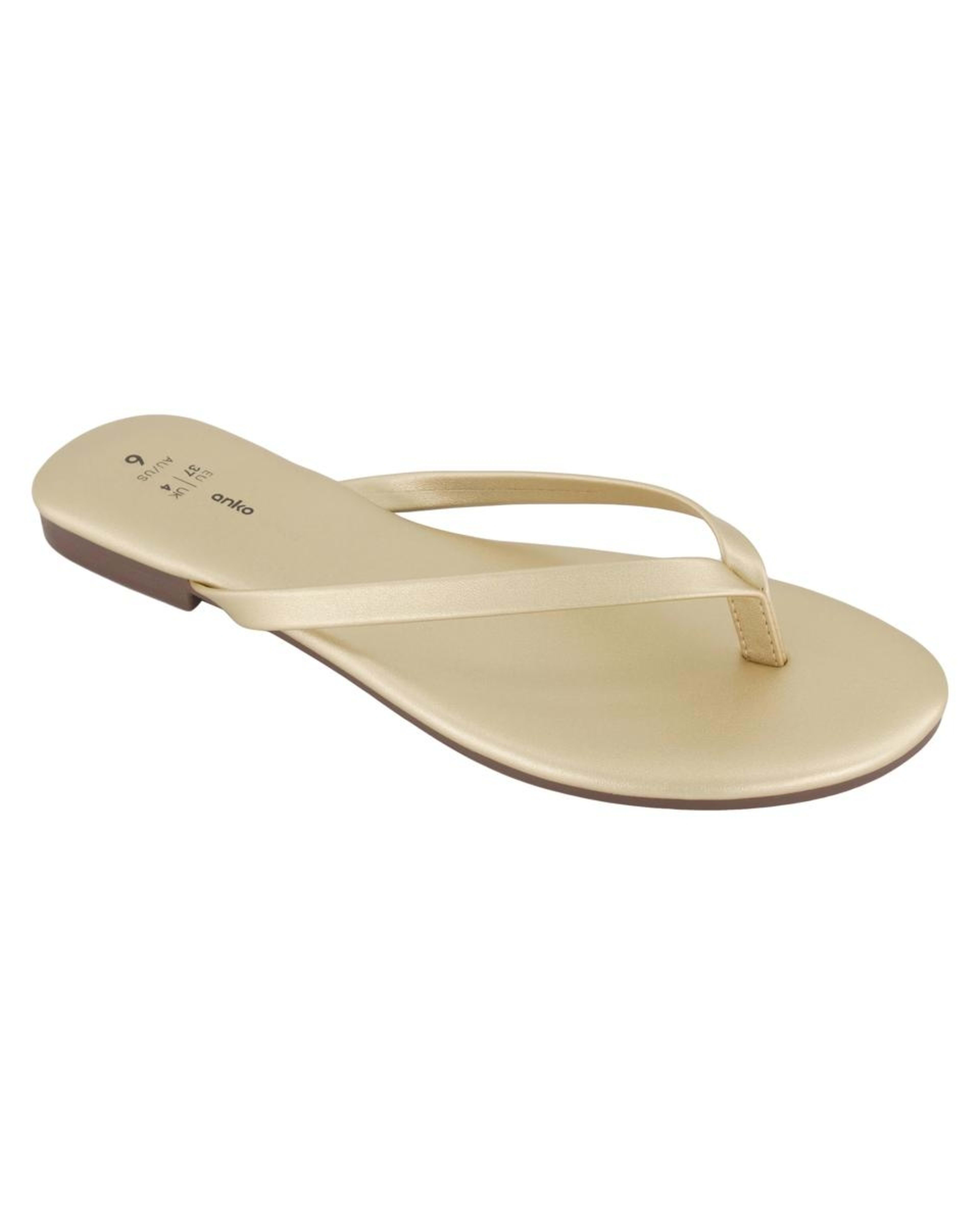 1 Toe Post Thongs GOLD, 1 of 3
