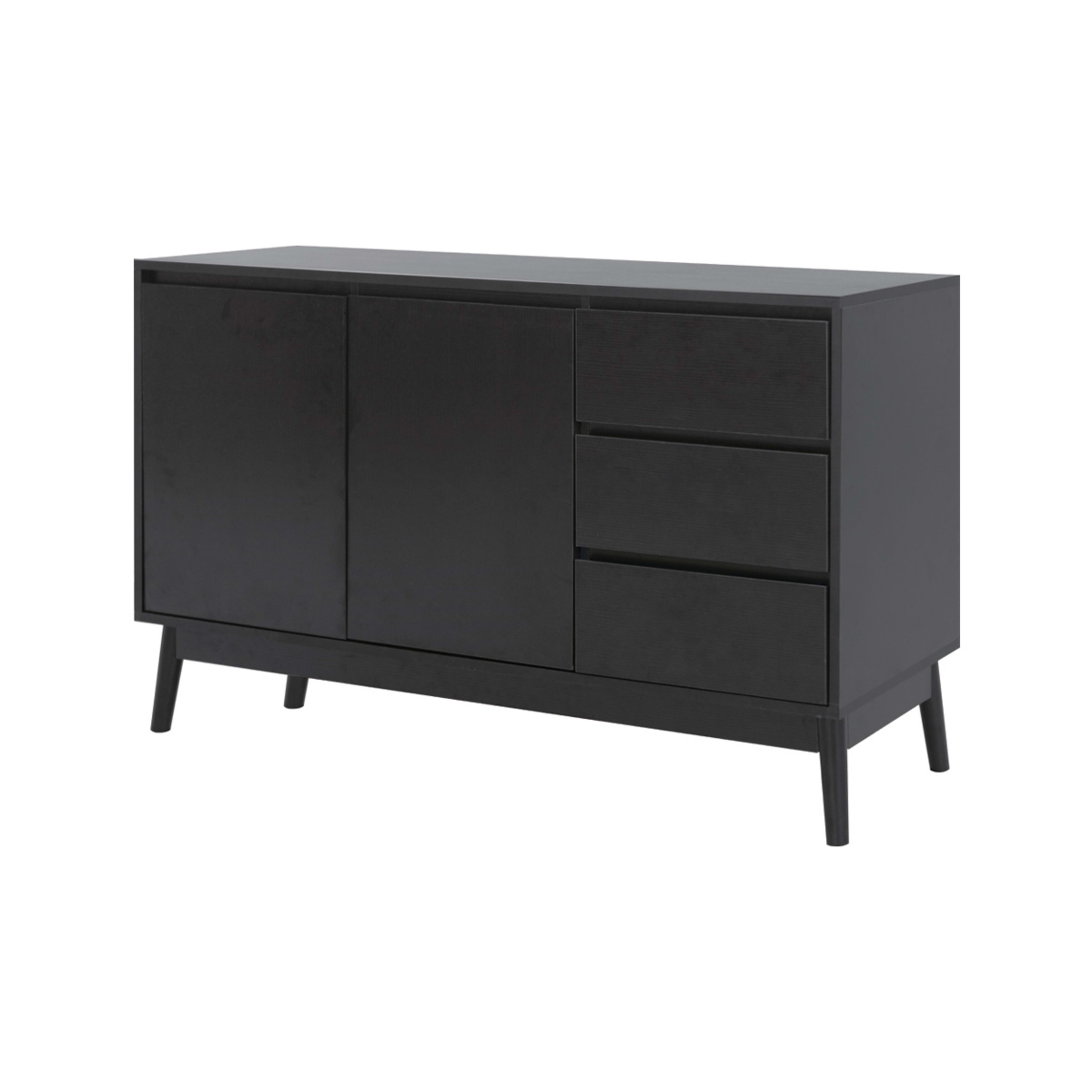 9 Thorne Buffet Unit with  Adjustable Shelves - Black, 9 of 10
