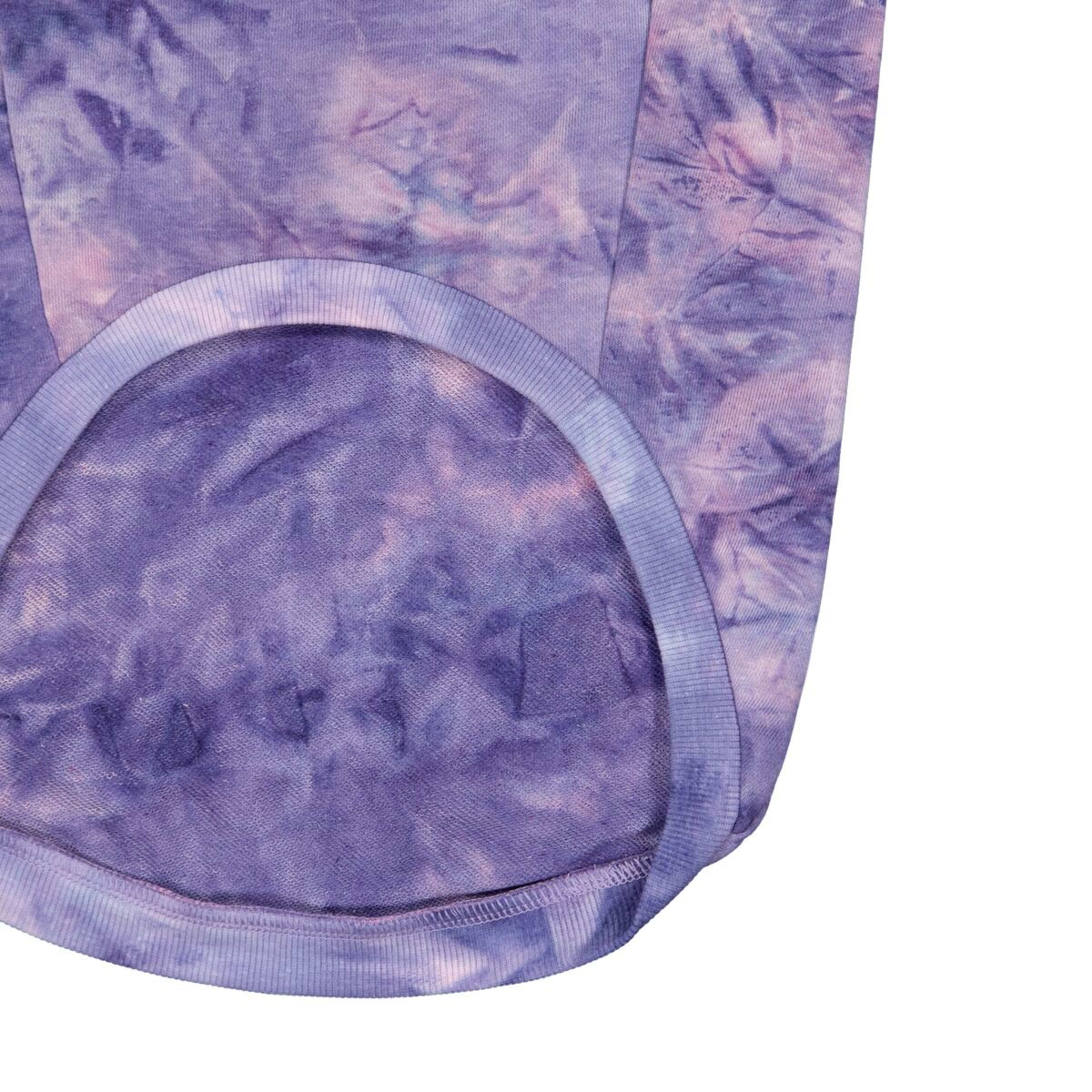 8 Pet Hoodie Tie-Dye - Extra Large, Lilac, 8 of 10