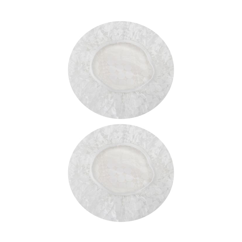 2 Pack White Shower Caps Kmart