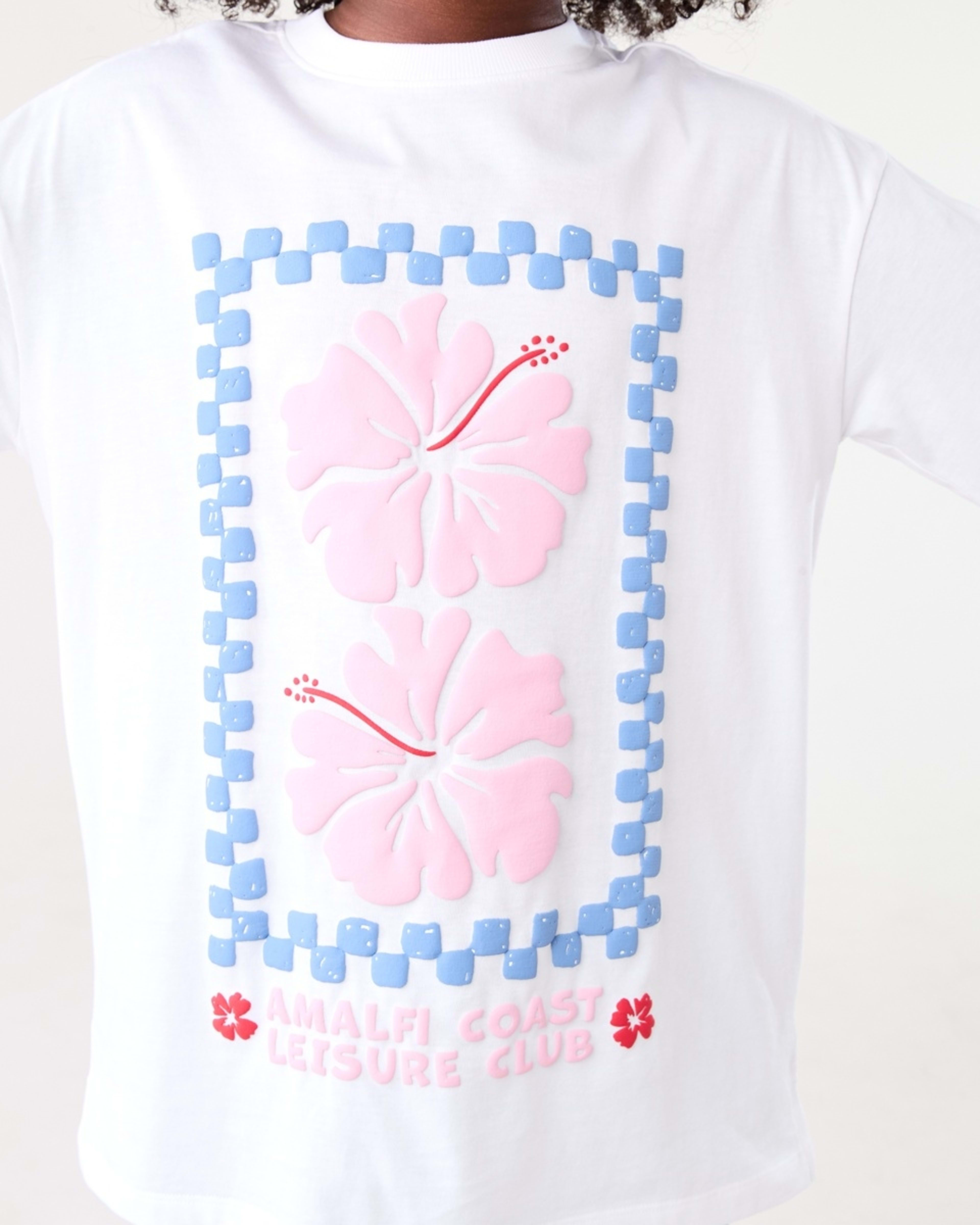 4 Oversized T-shirt WHITE AMALFI COAST, 4 of 6