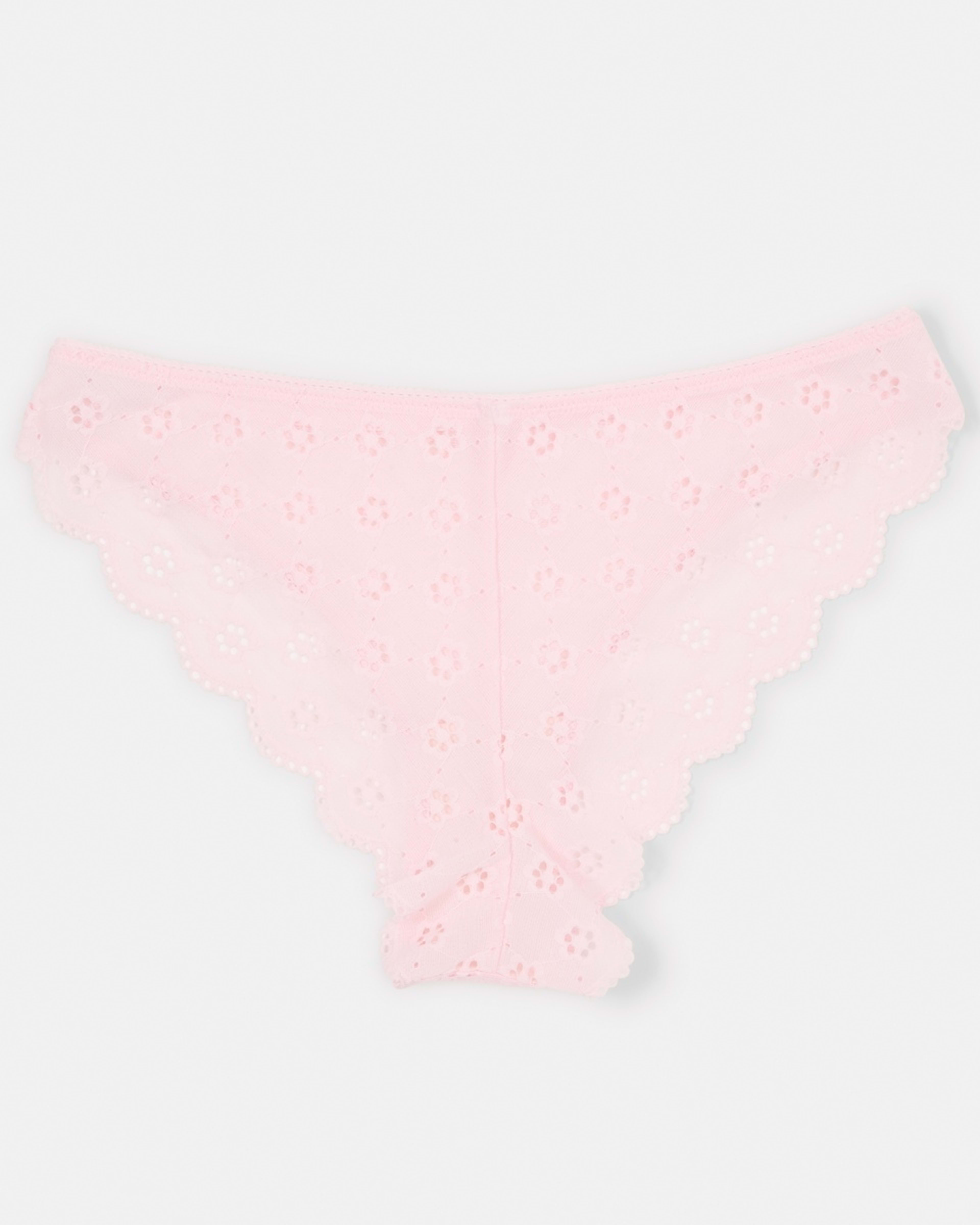 7 Co-ordinated Broderie Cheeky Bikini Briefs BALLERINA, 7 of 9