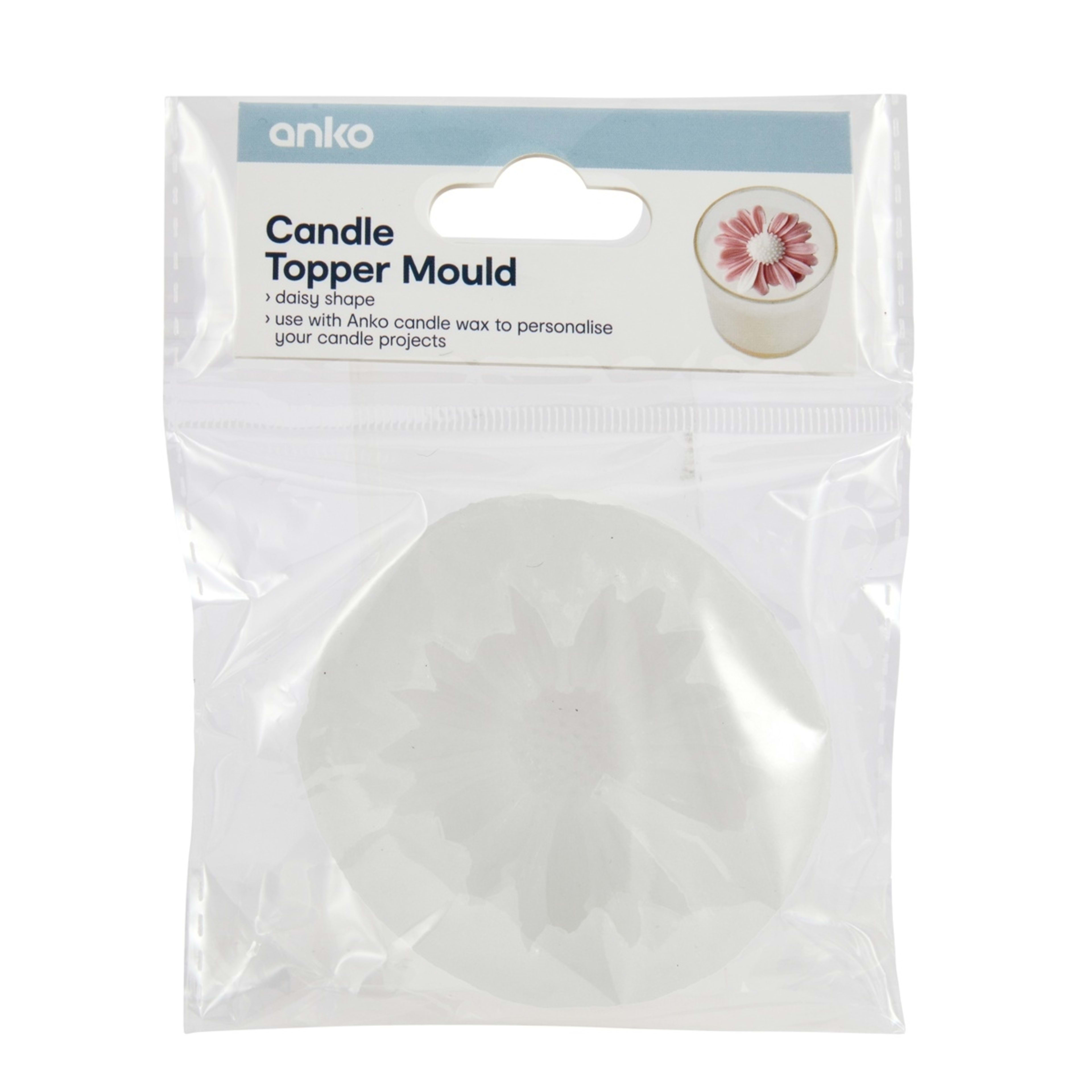 1 Candle Topper Mould - Daisy, 1 of 3