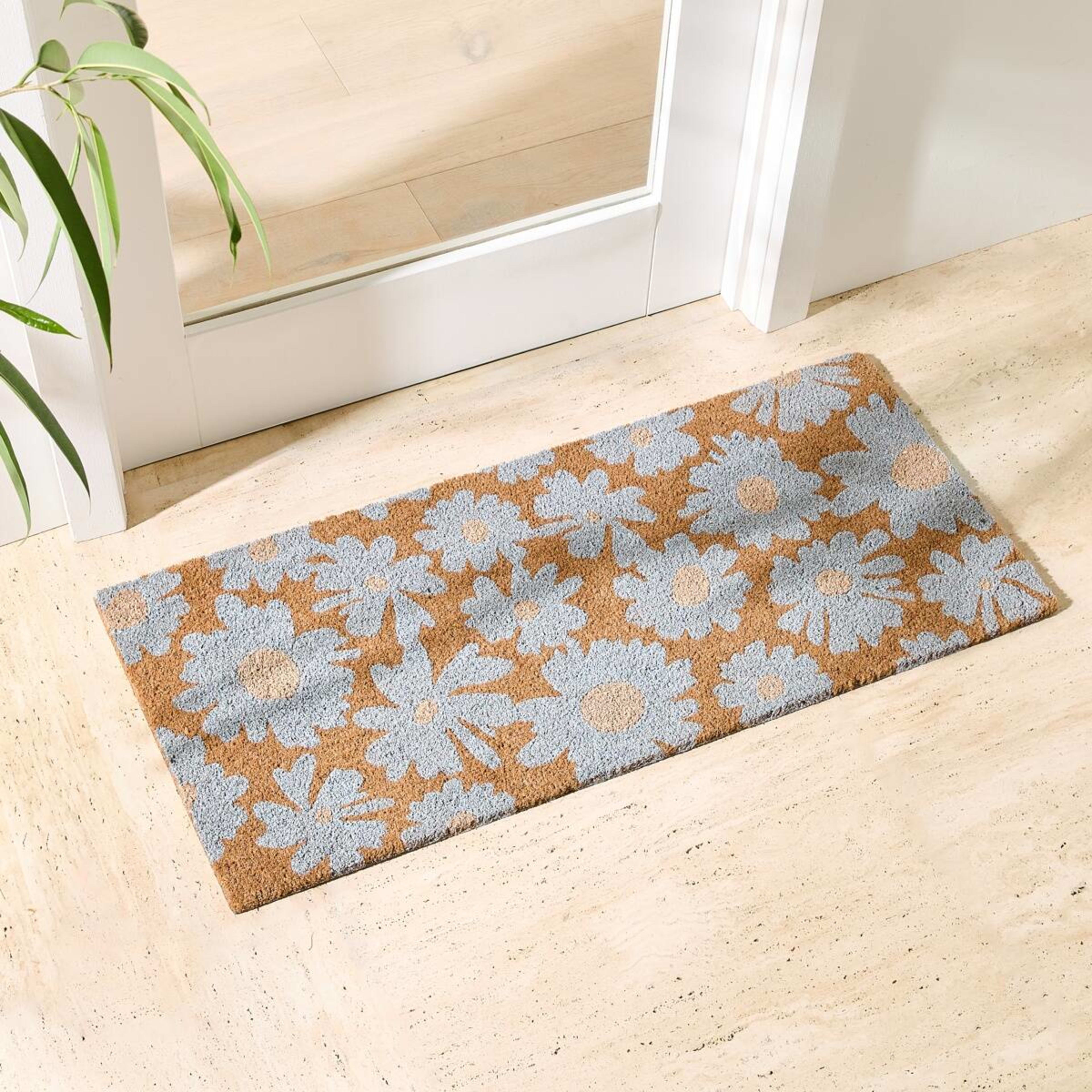 1 Floral Door Mat