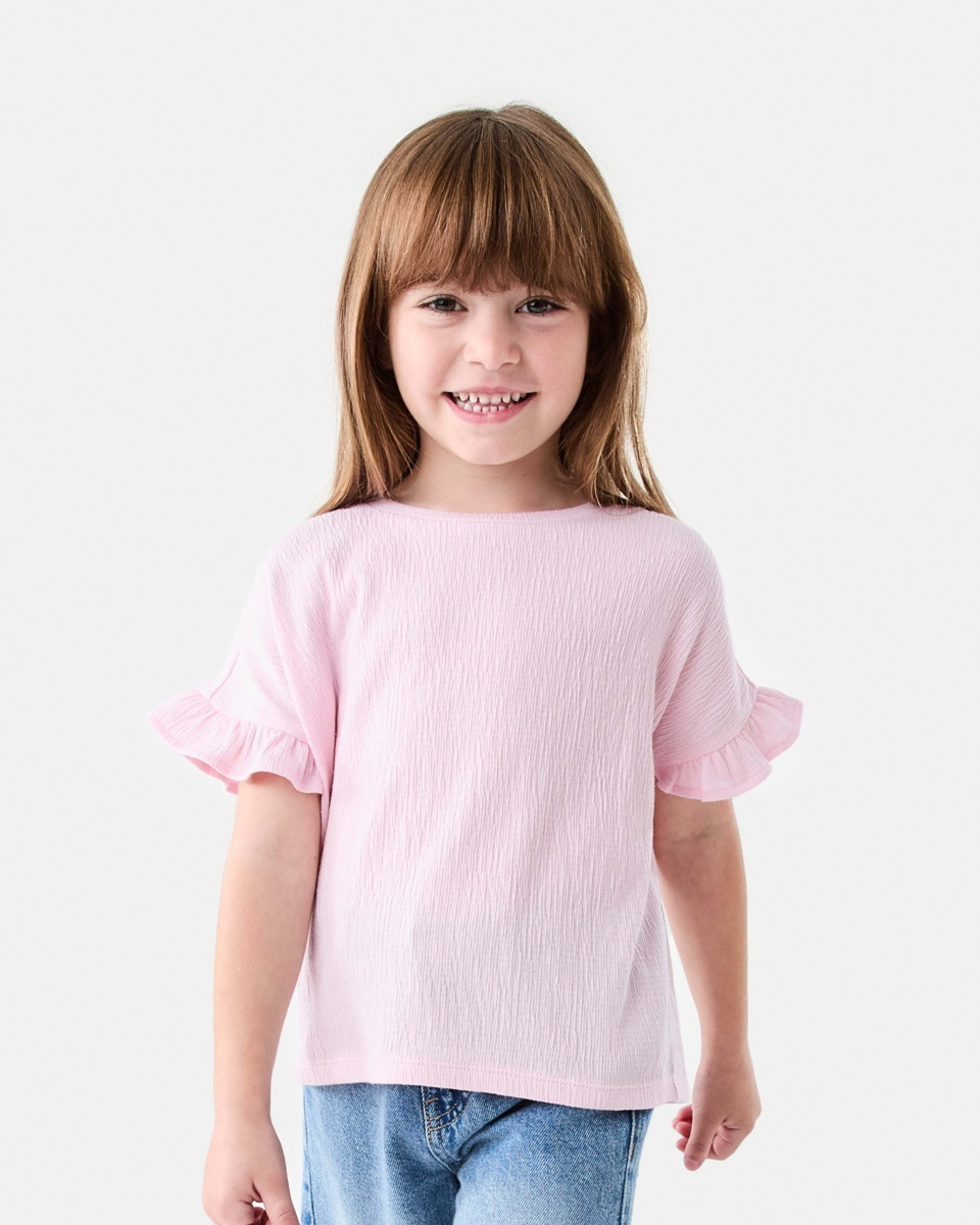 1 Short Sleeve Crinkle T-shirt BALLERINA, 1 of 6