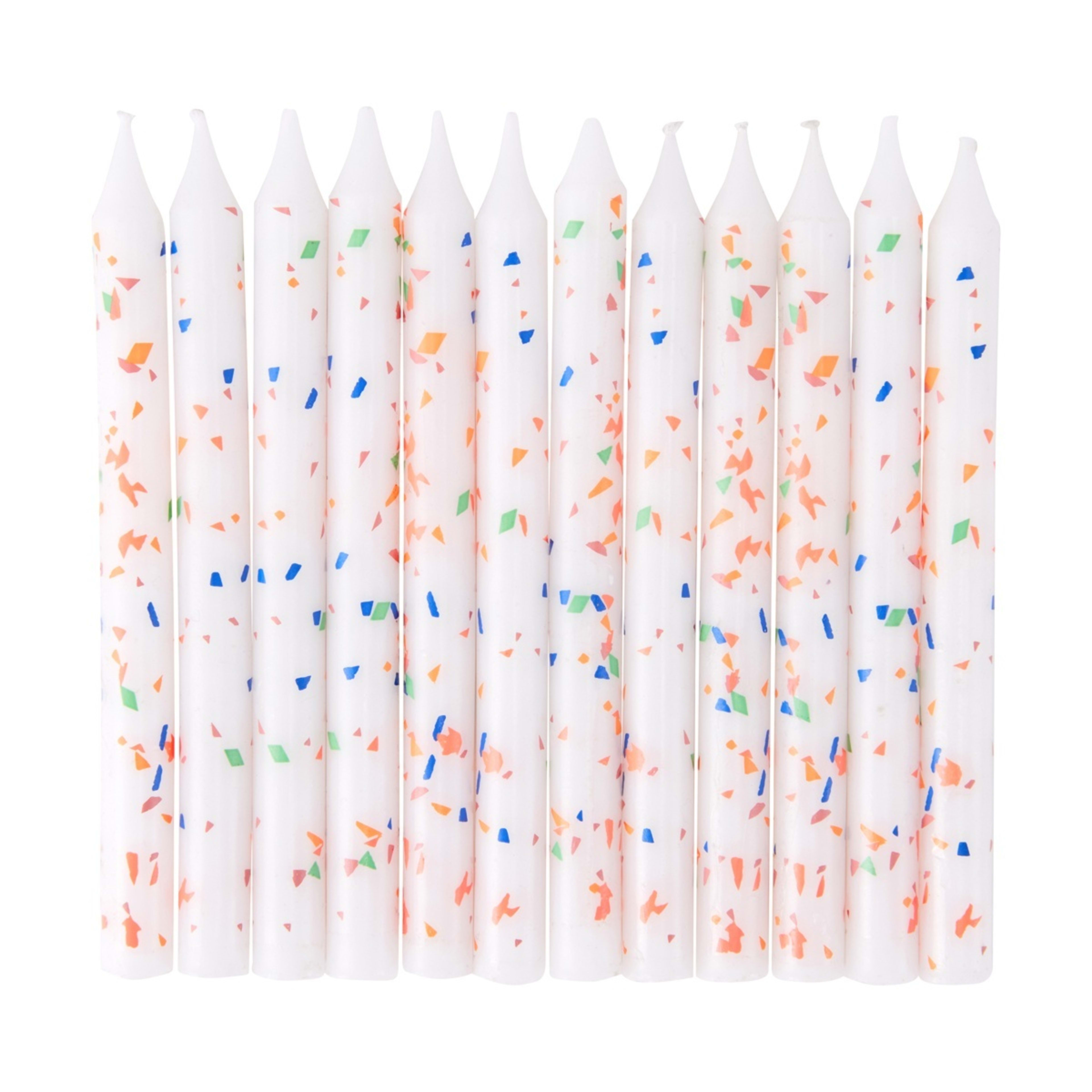 1 12 Pack Confetti Candles