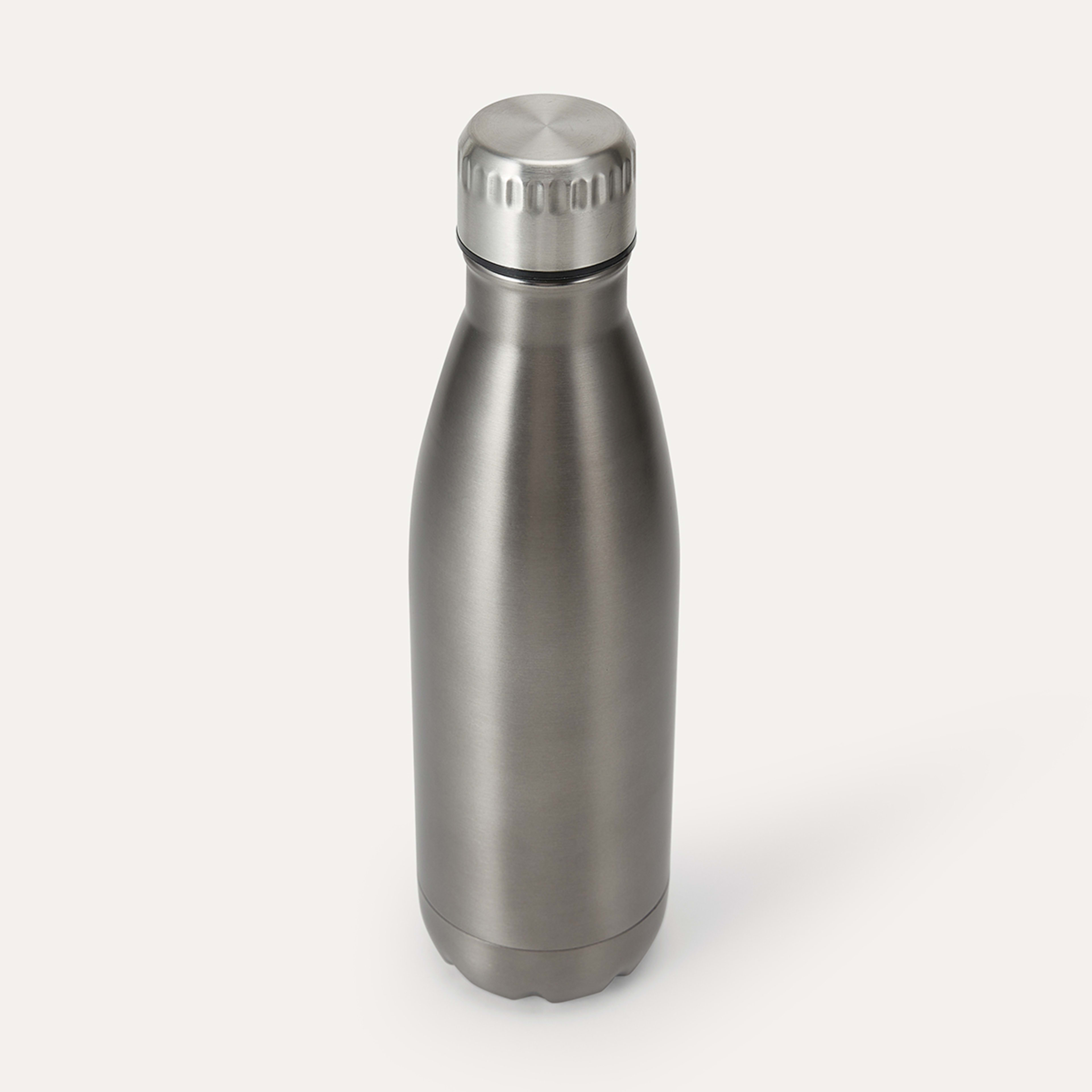 2 500ml Graphite Double Wall Insulated Drink Bottle, 2 of 8