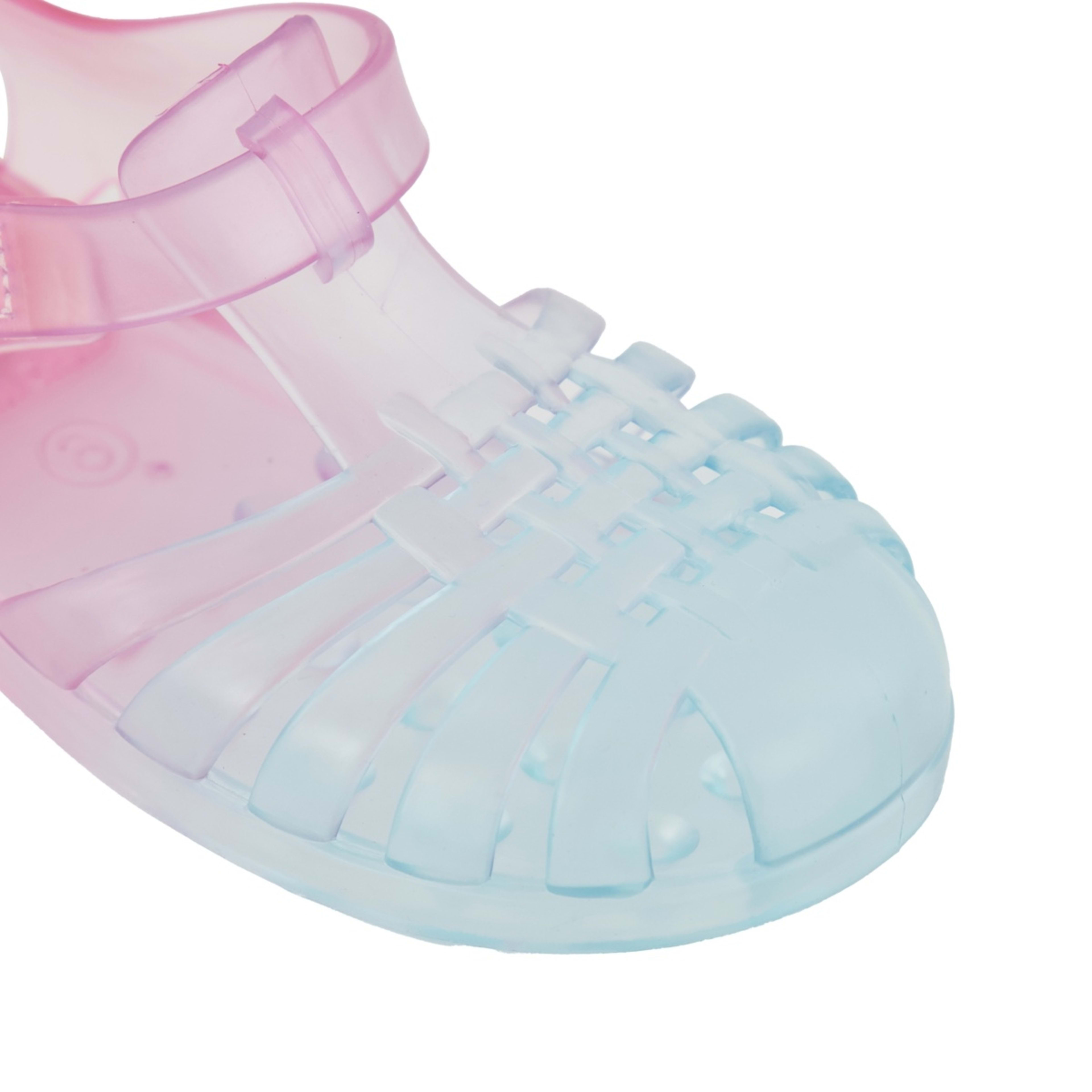 5 Junior Jelly Sandals Cyclamen Ombre Jelly, 5 of 6