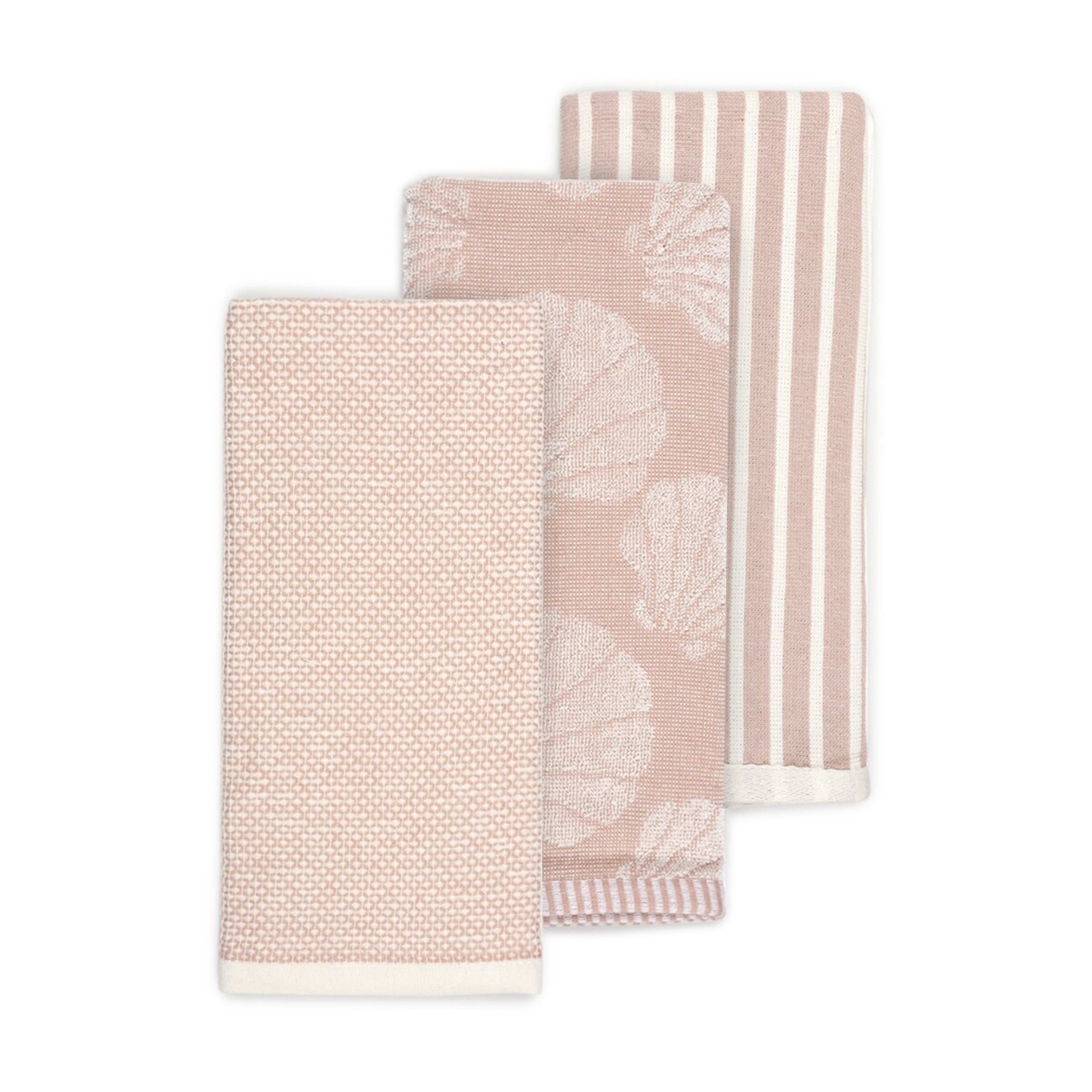 1 3 Pack Shell Natural Tea Towels, 1 of 6