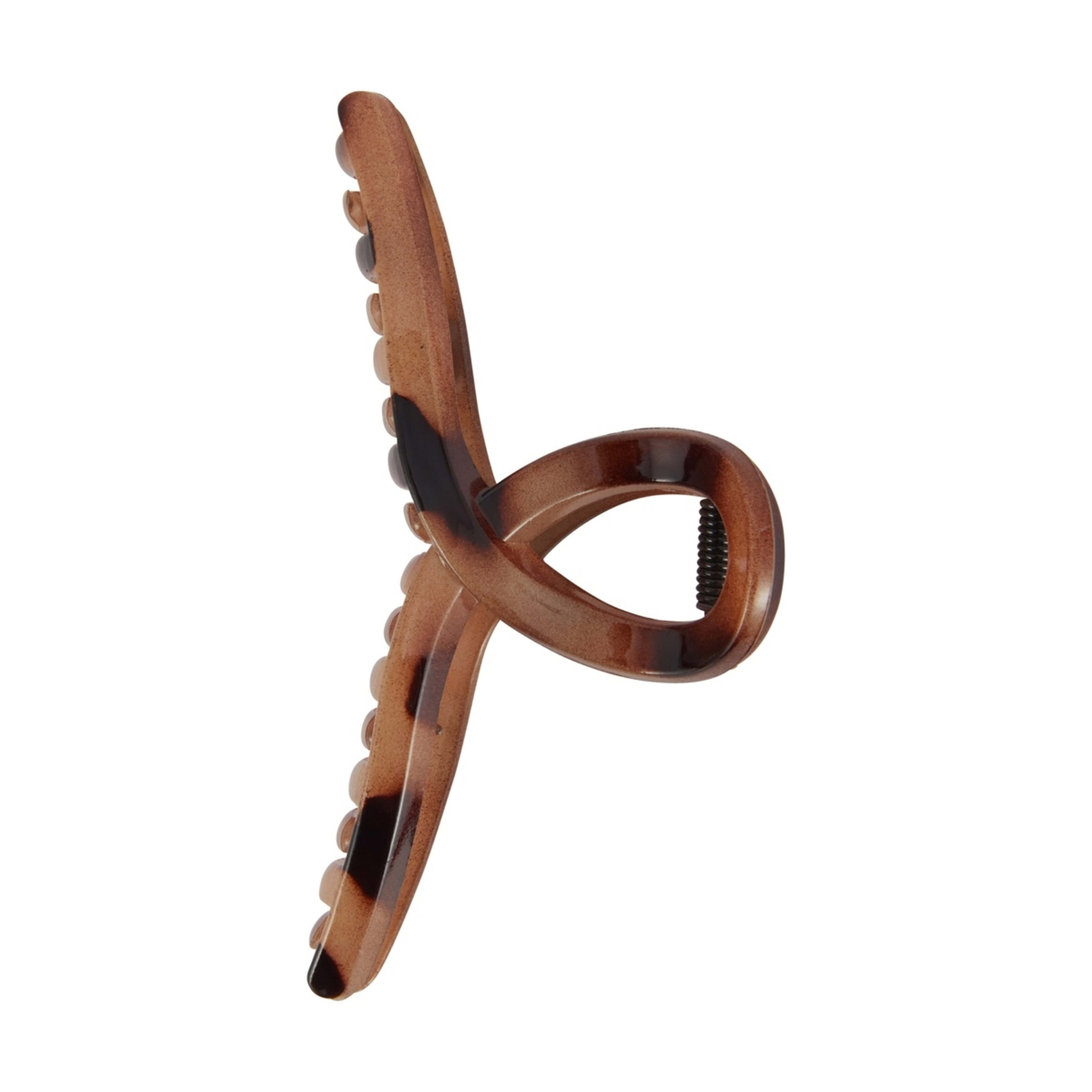 1 OXX Haircare Champagne and Black Claw Hair Clip