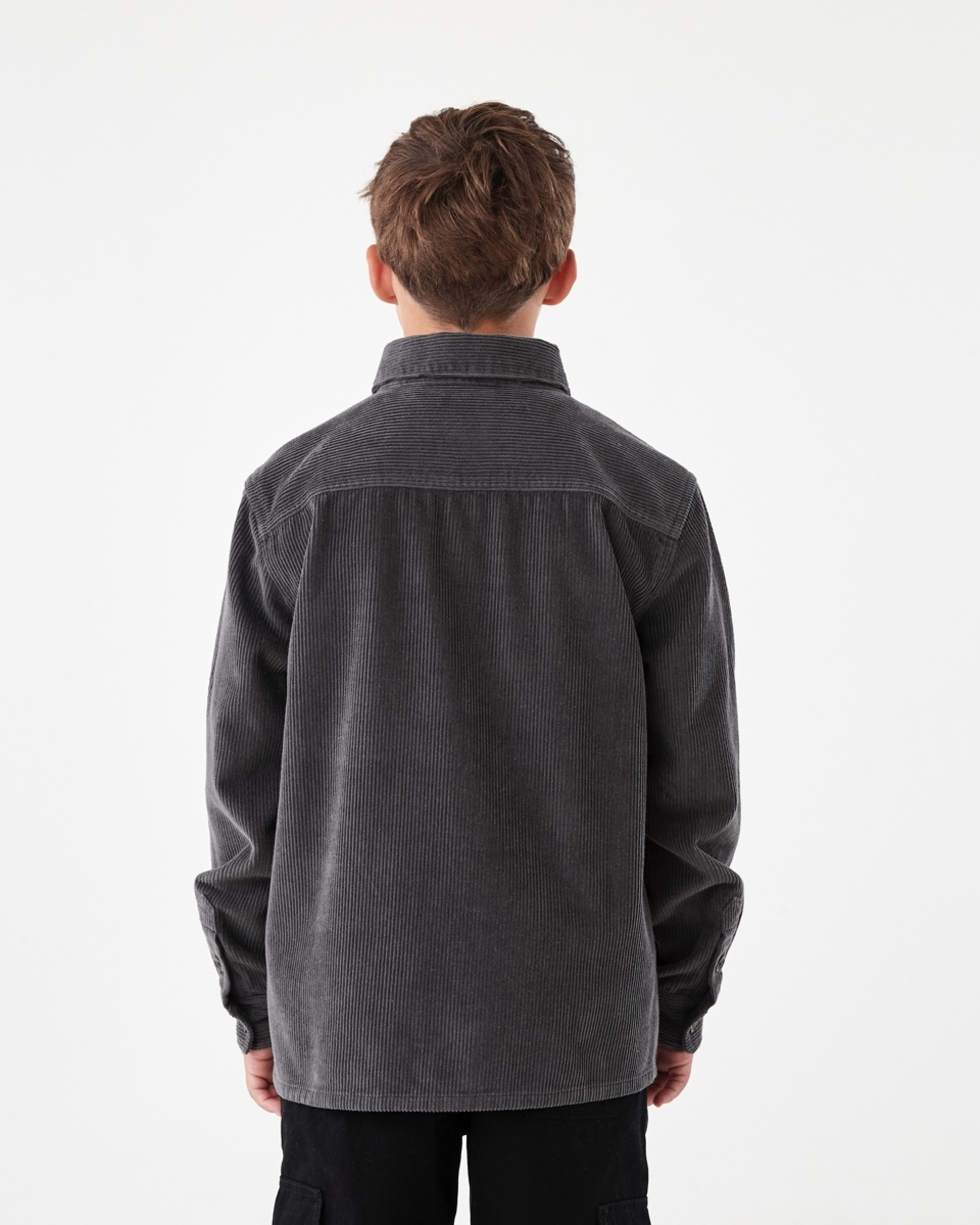3 Utility Corduroy Overshirt Dark Magnet, 3 of 8