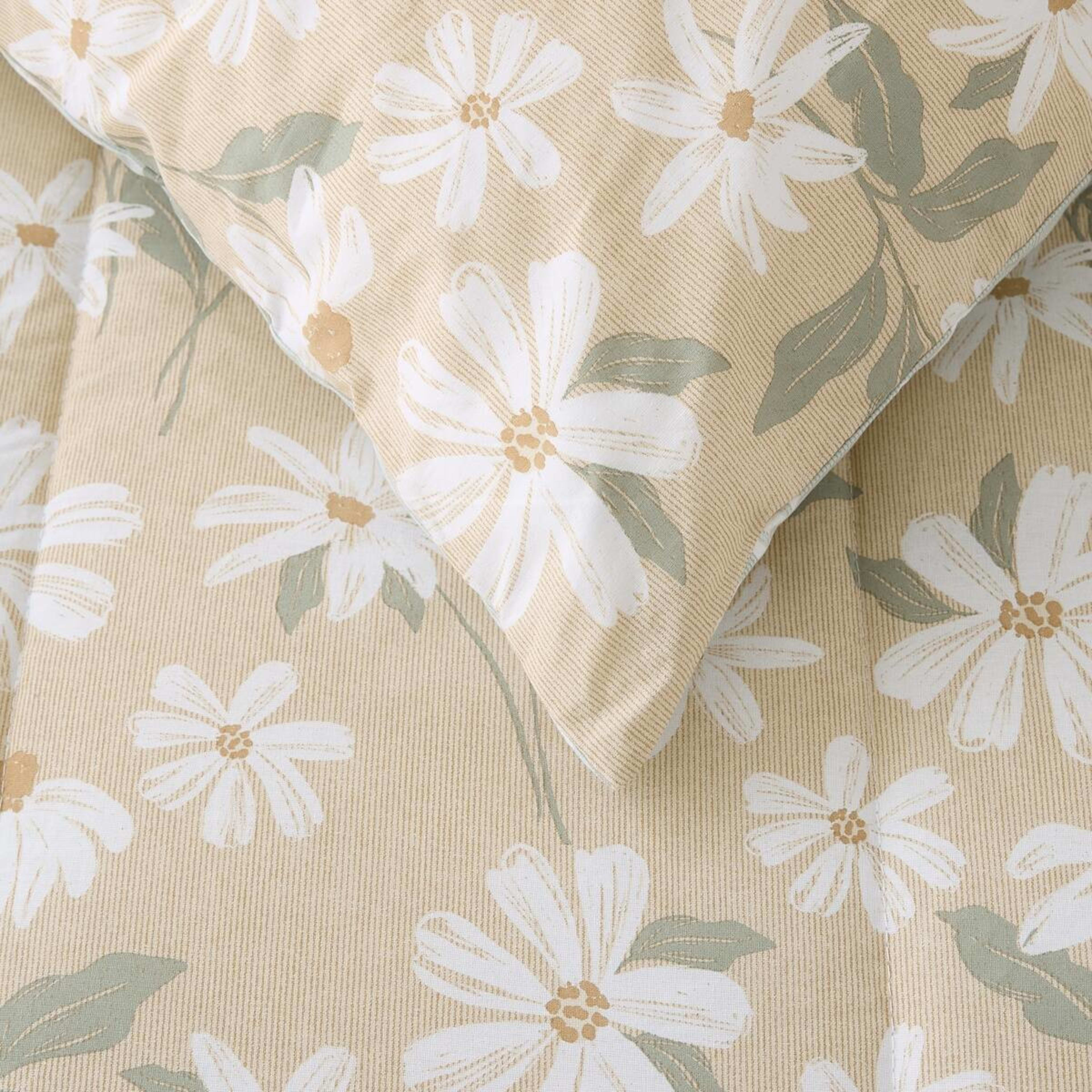 4 Talia Cotton Rich Reversible Comforter Set - Queen Bed, 4 of 7
