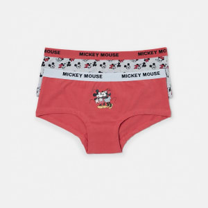 2 Pack Mickey Mouse License Boyleg Briefs - Kmart