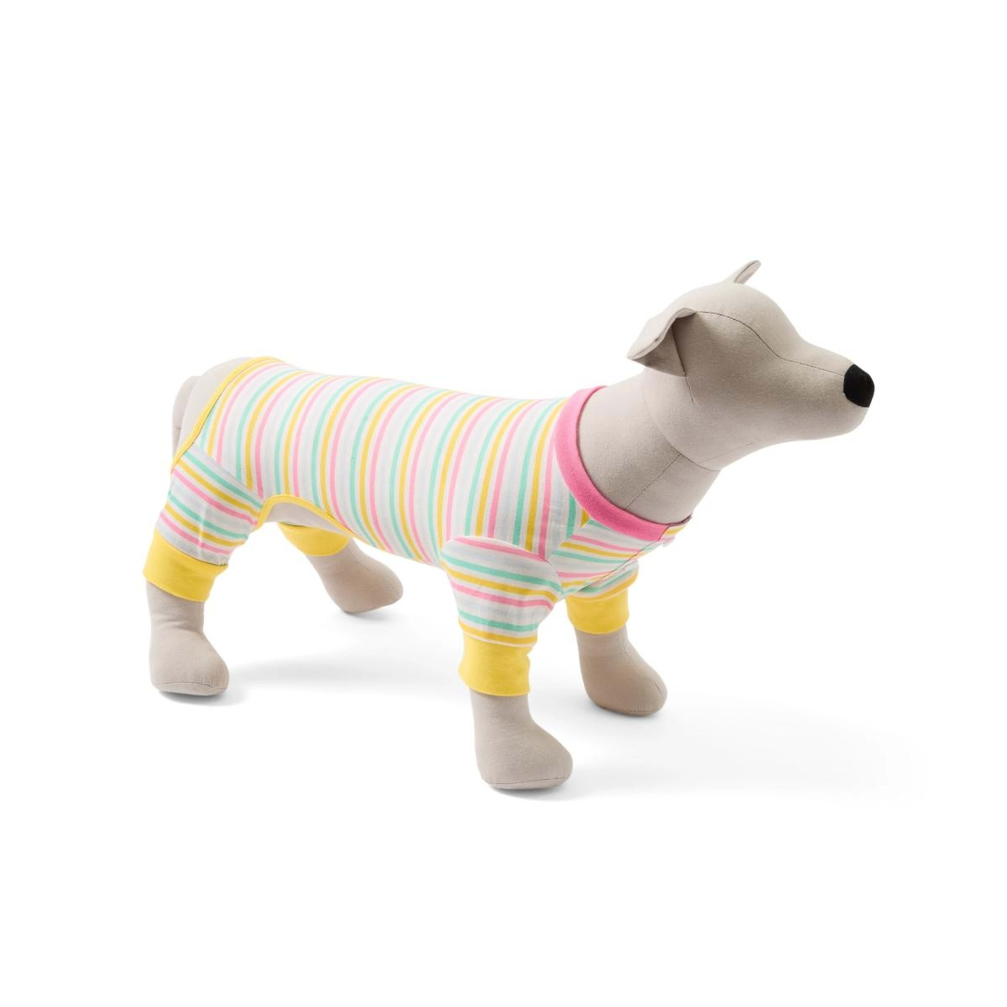 1 Pet Pyjamas Stripe - Medium, Pink, 1 of 9
