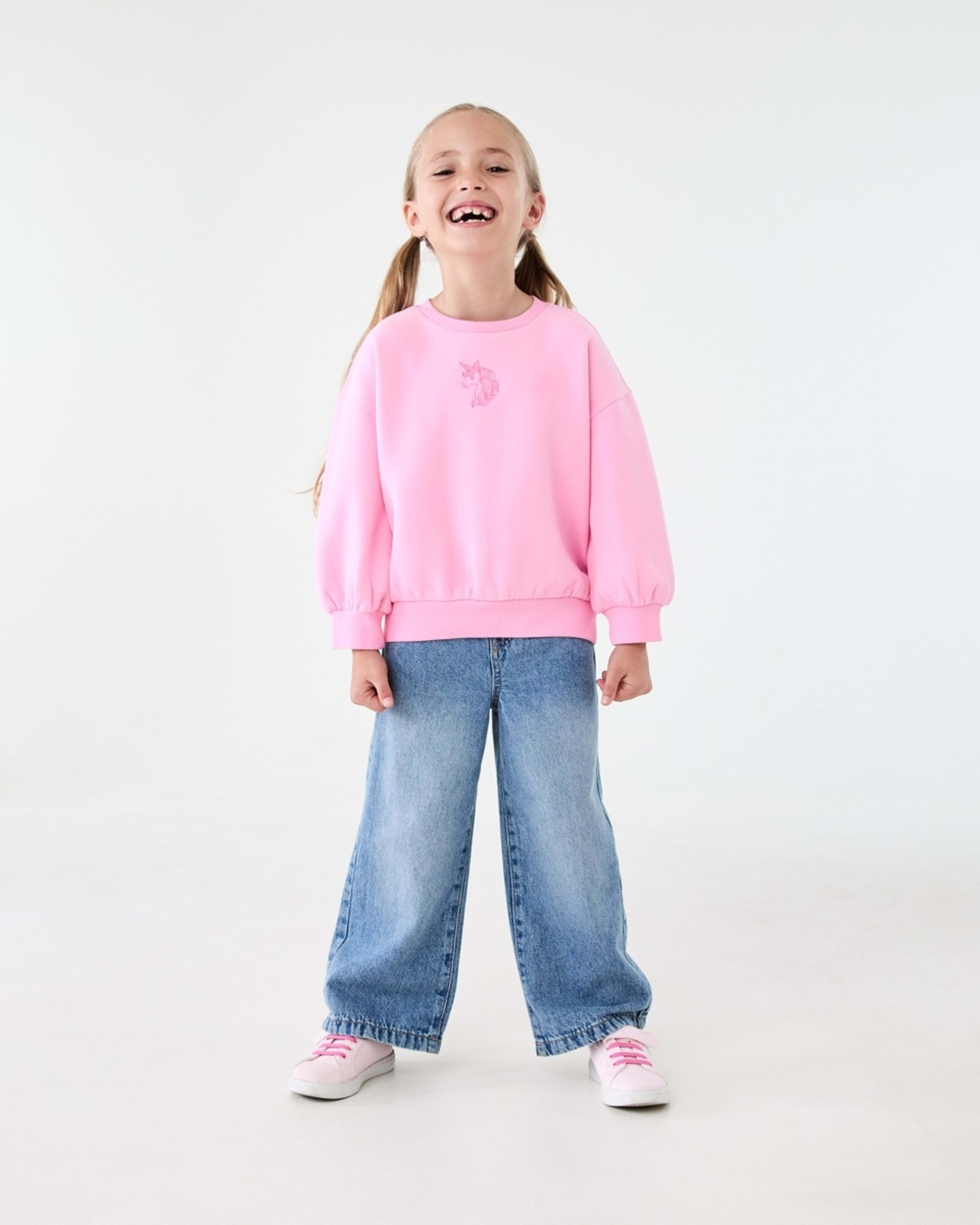 5 Oversized Crew Neck Sweatshirt Unicorn, 5 of 8