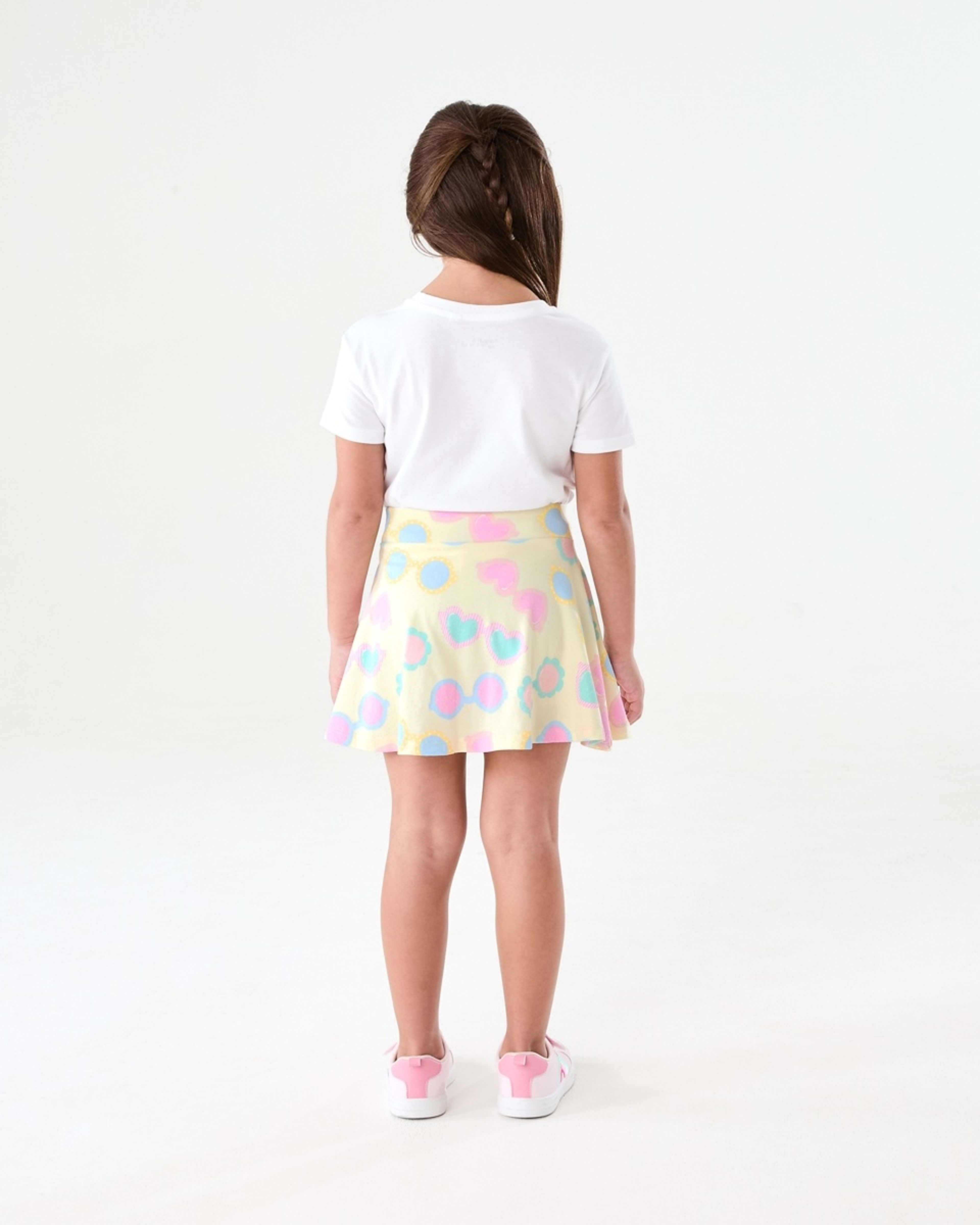6 Knit Skort SHADES OF FUN PEAR SORBET, 6 of 6