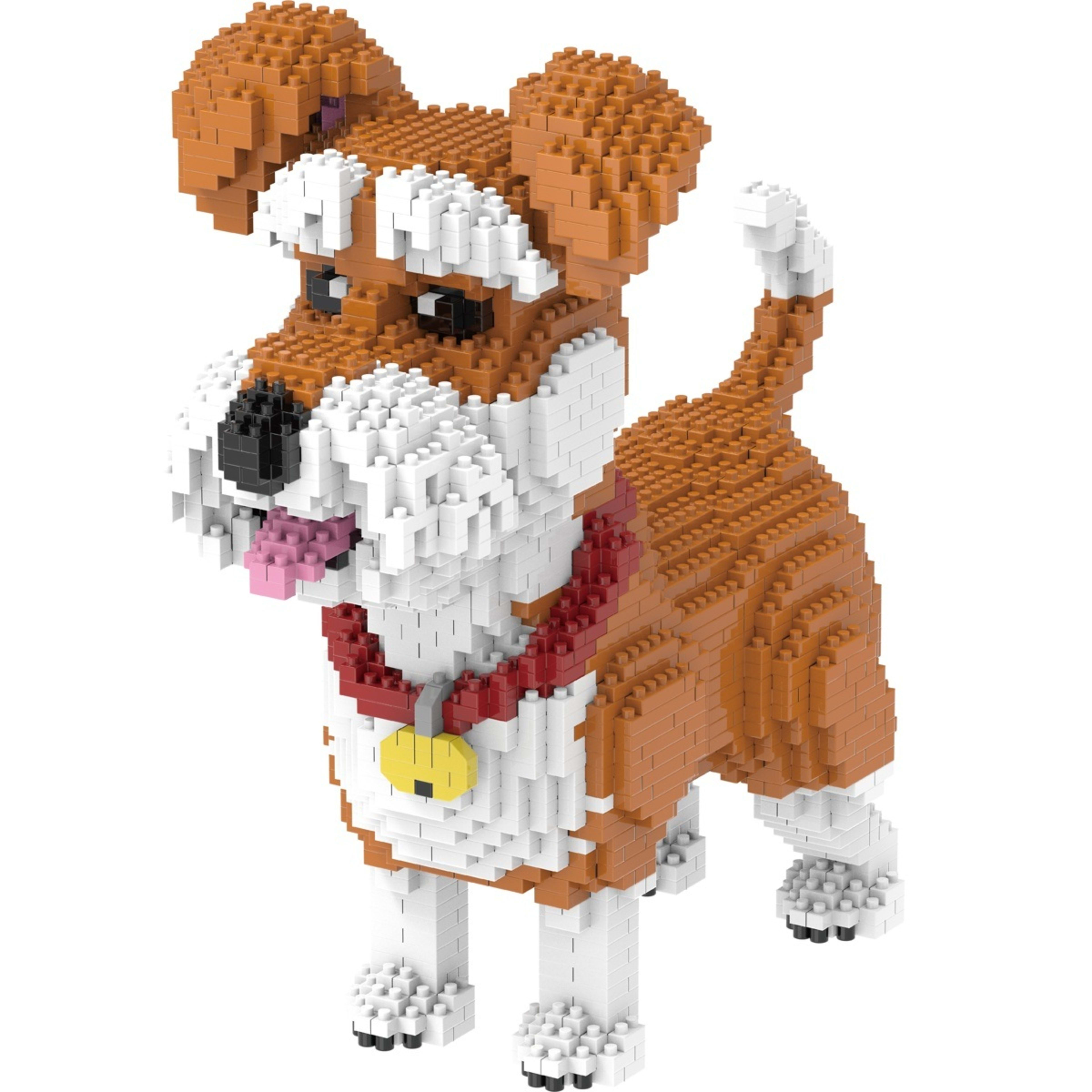 3 1937 Piece Mini Blocks Animal Series: Jack Russell Terrier, 3 of 6