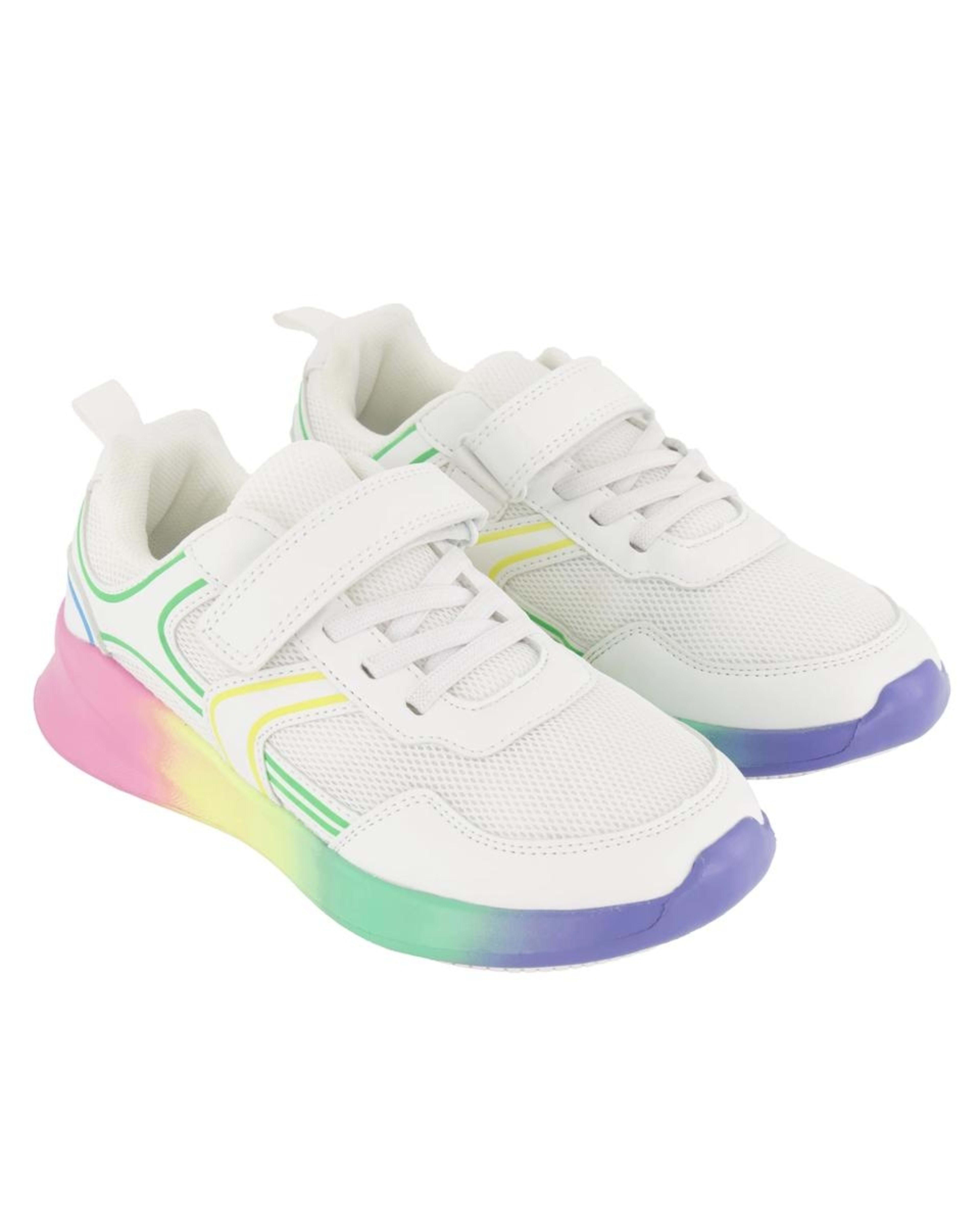 4 Senior Sneakers WHITE Ombre Sole, 4 of 5