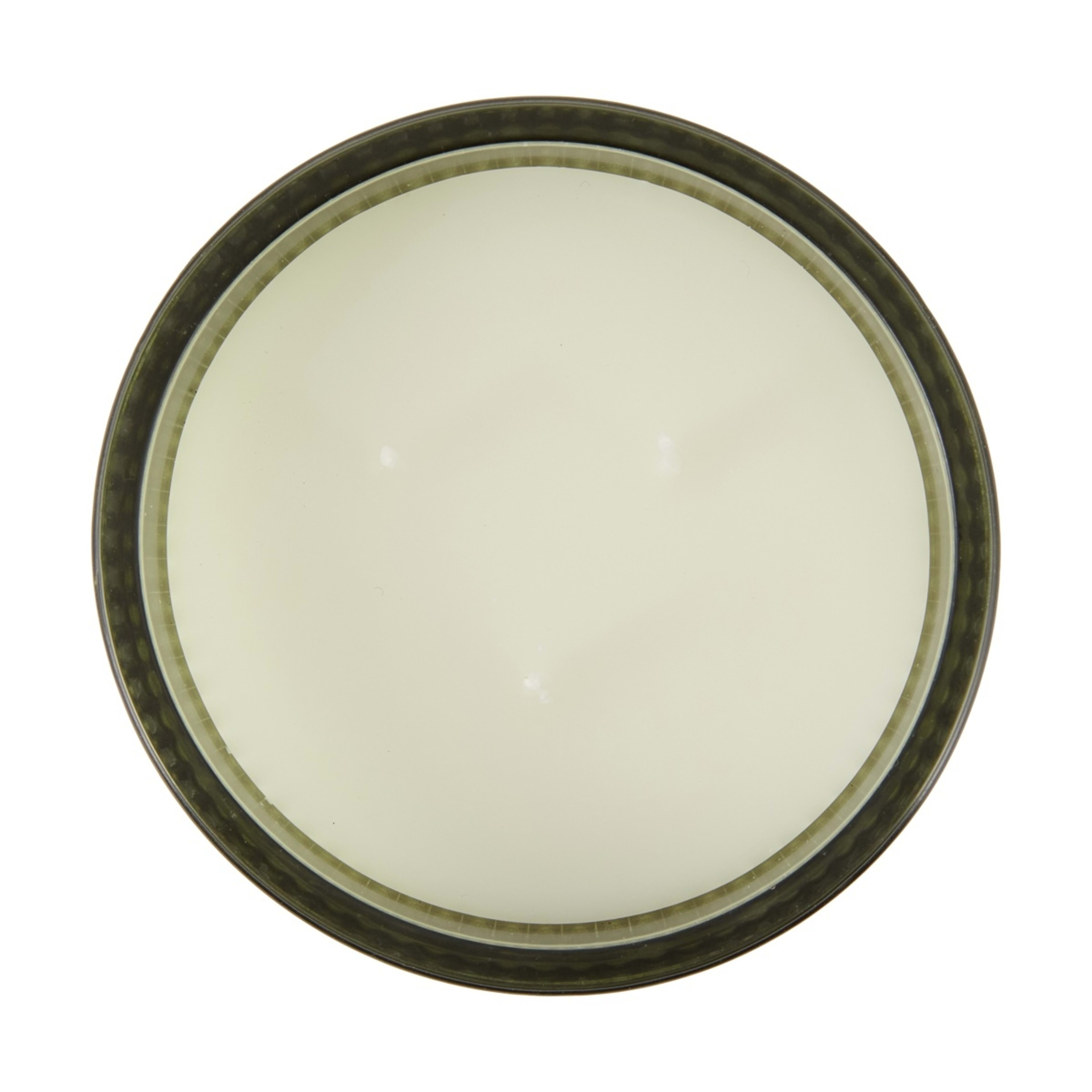 4 Green Geo Glass Candle, 4 of 5