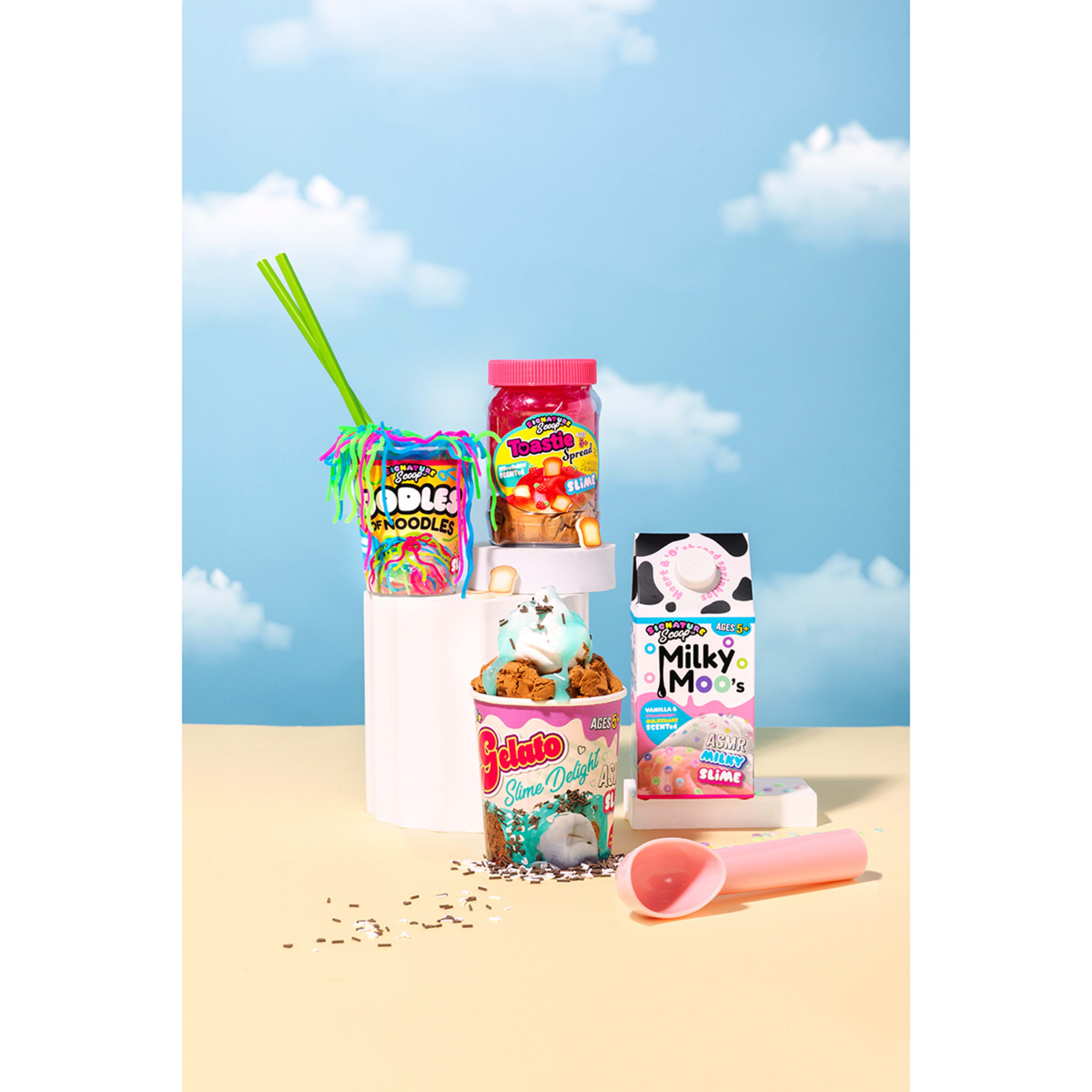 6 Signature Scoop Foodies Slime - Assorted, 6 of 10