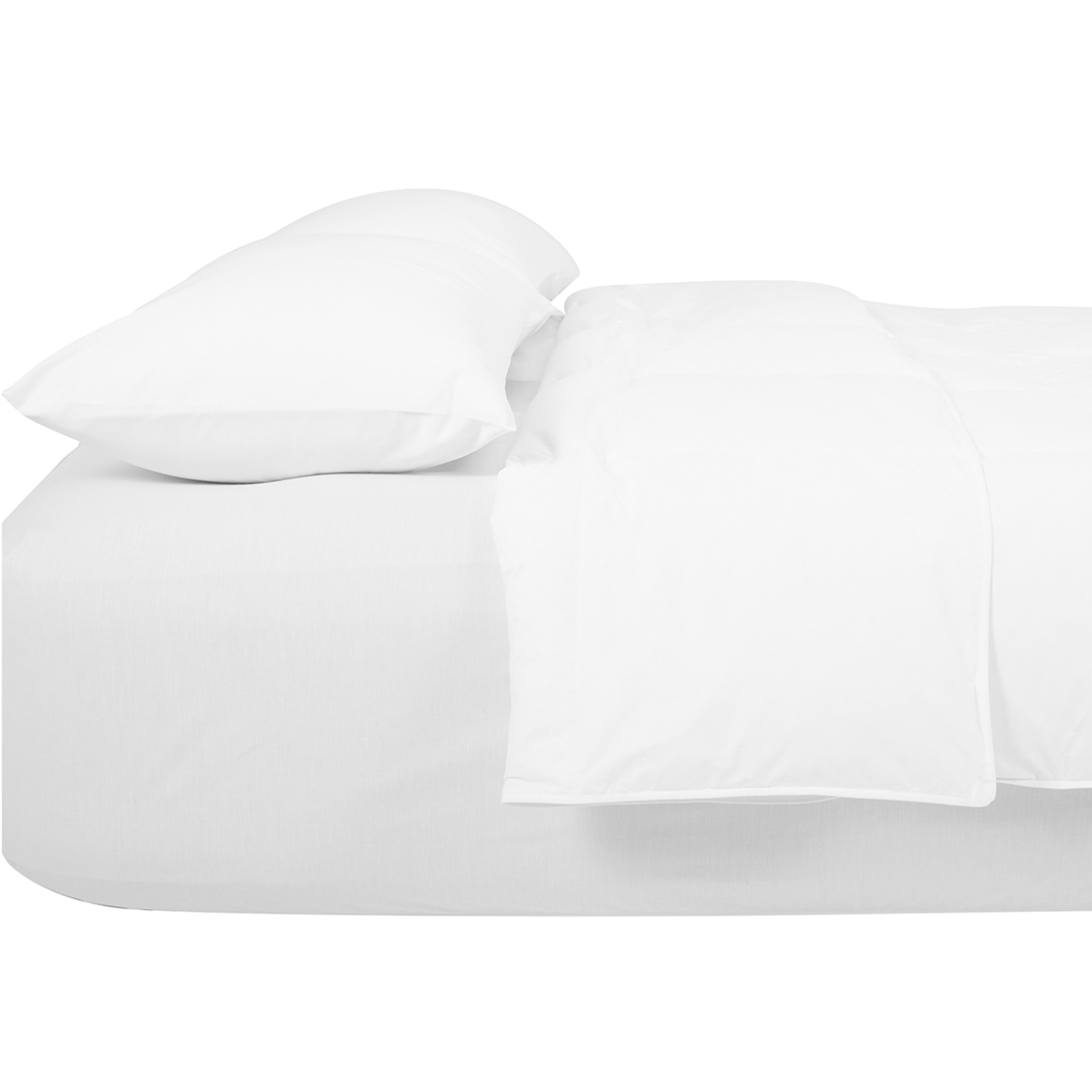 Medium Warmth Feather and Down Quilt Single Bed, White Kmart