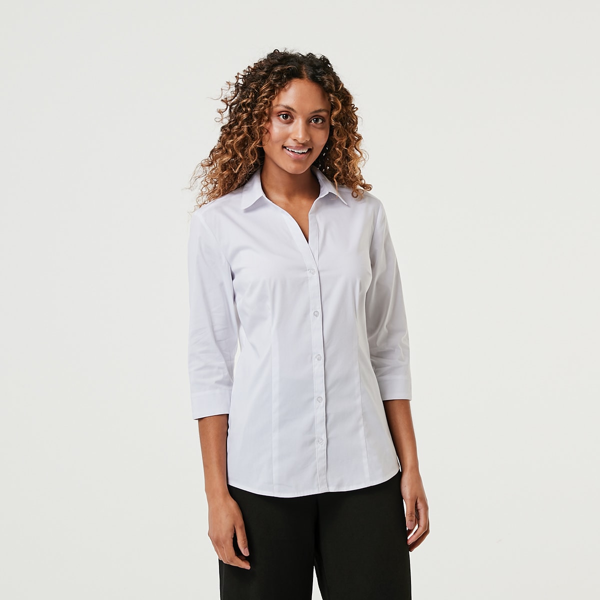 3/4 Sleeve Work Shirt Kmart
