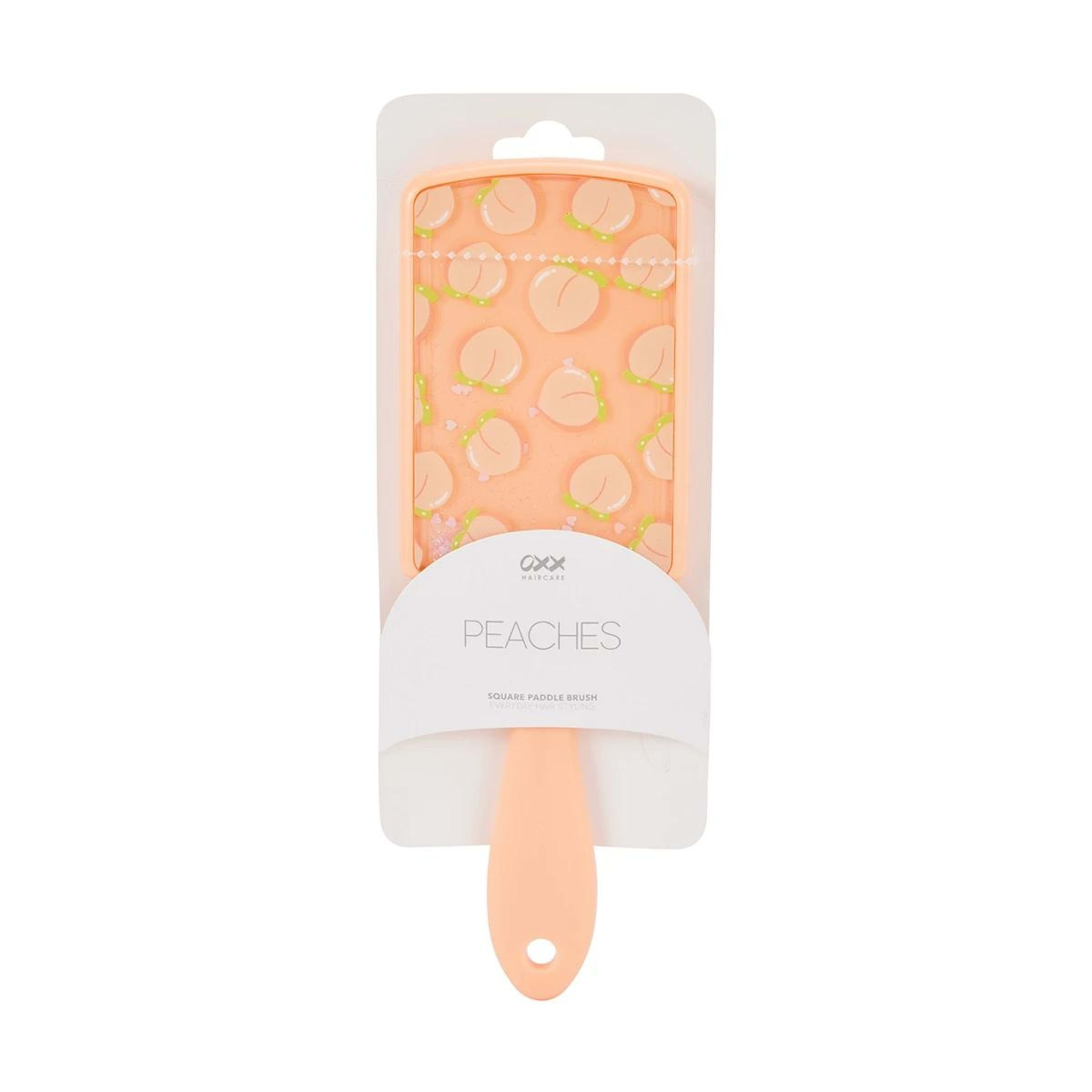 6 OXX Haircare Square Paddle Brush - Peaches, 6 of 6